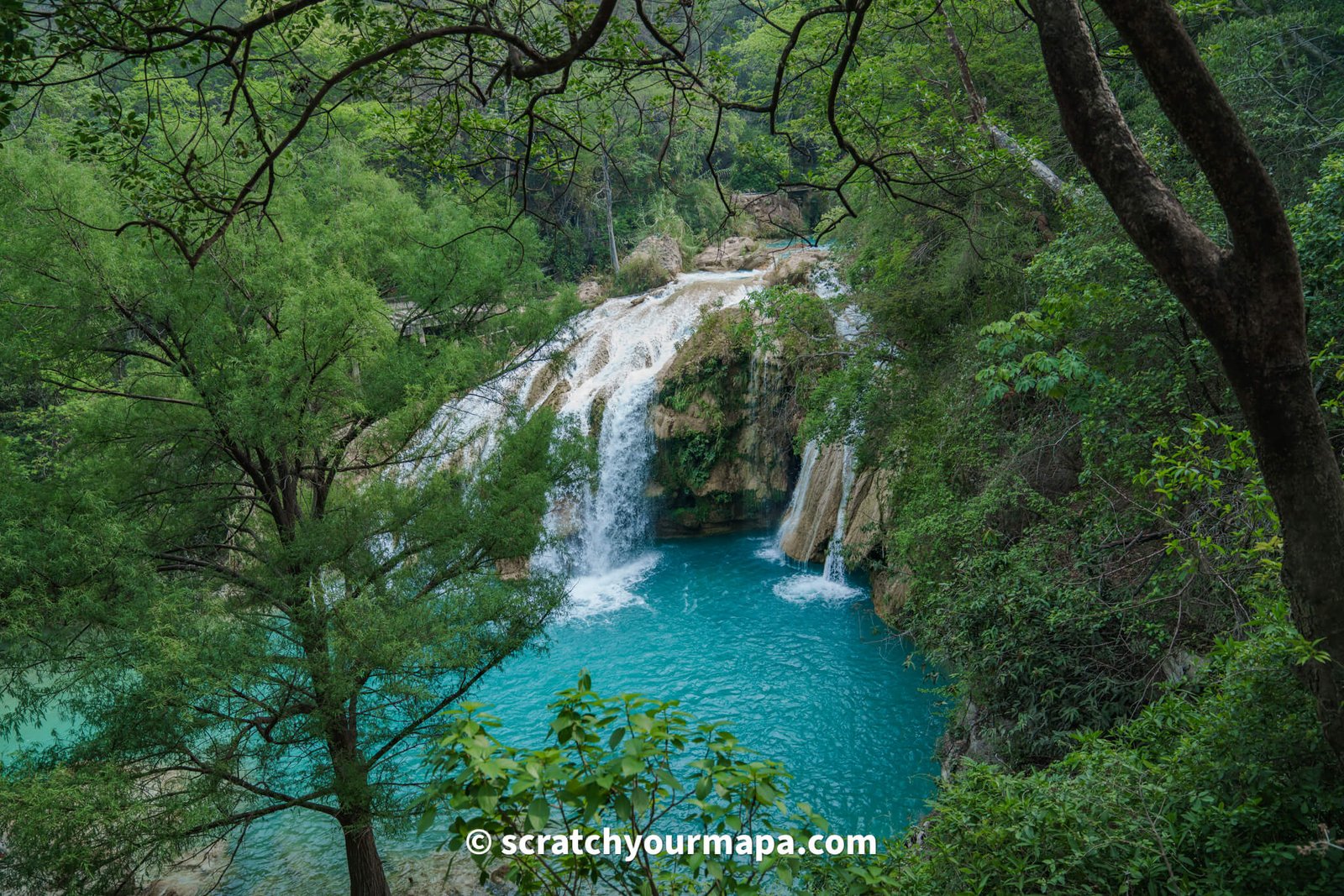 El Chiflon waterfalls in Chiapas