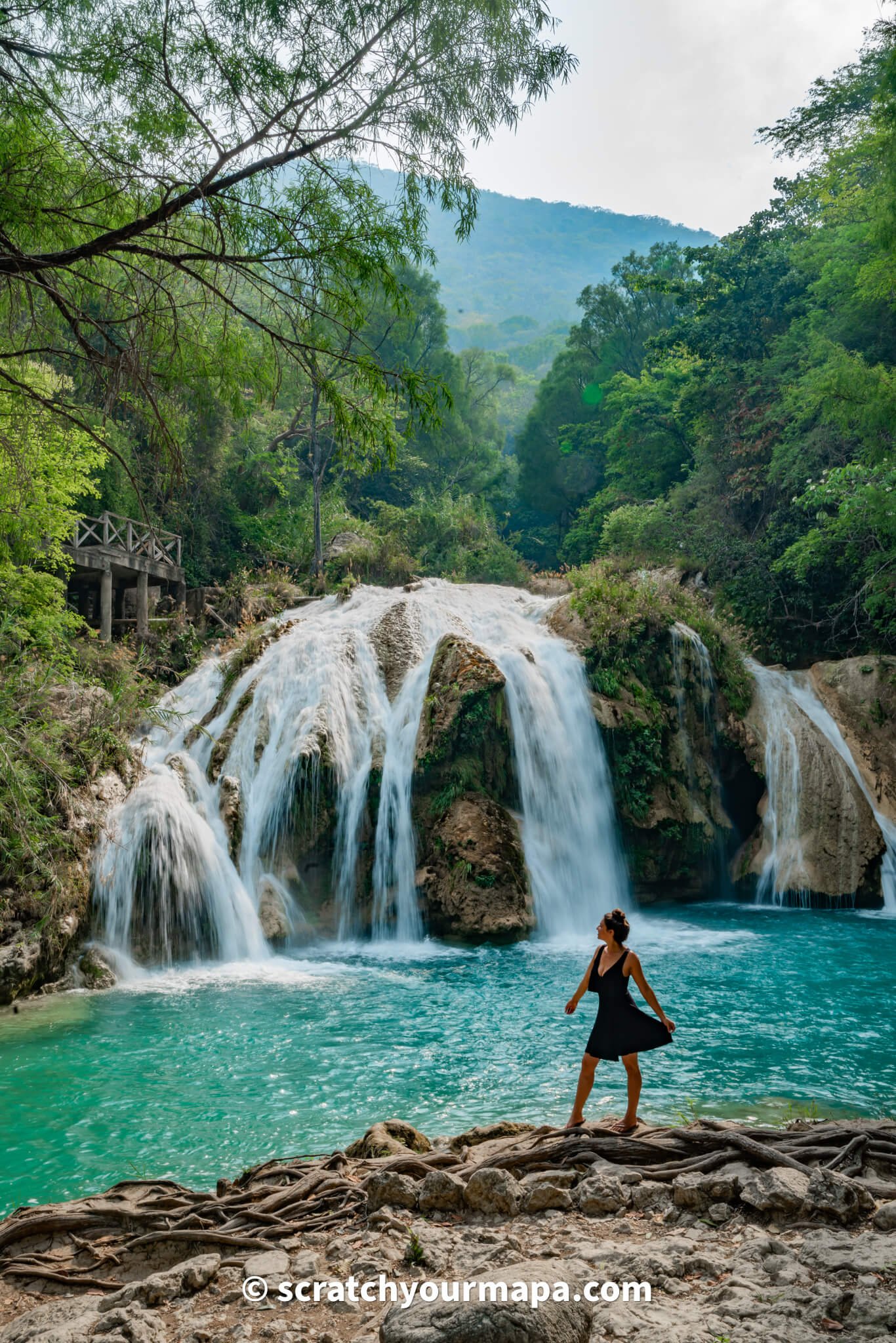 Cascada el Suspiro, El Chiflon waterfalls in Chiapas