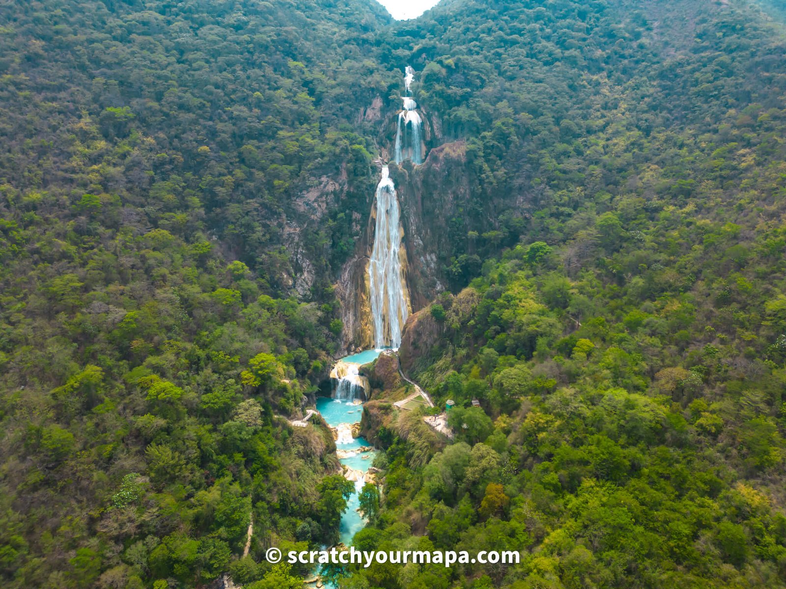 El Chiflon waterfalls in Chiapas