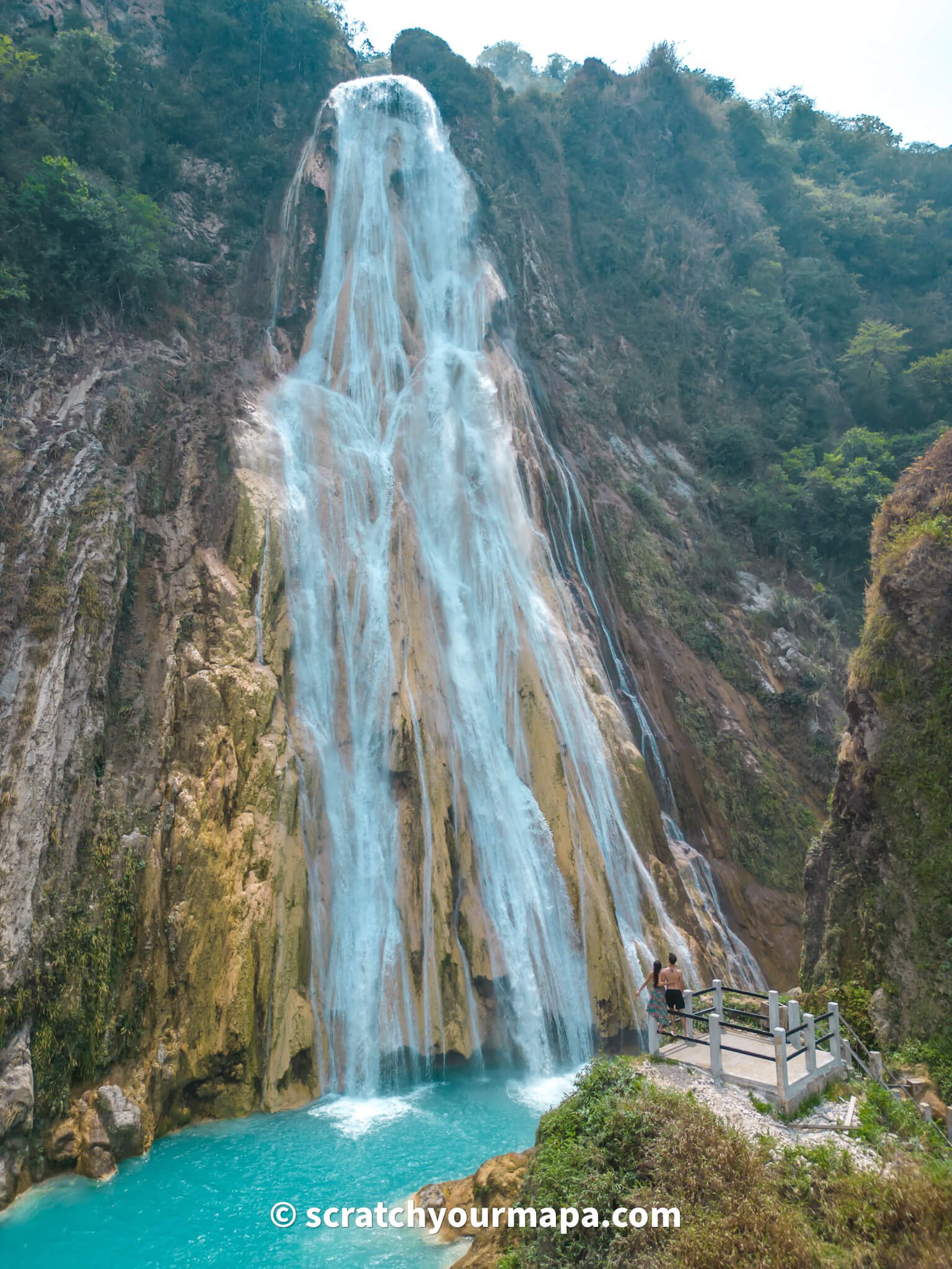 Chiflon waterfalls in Chiapas