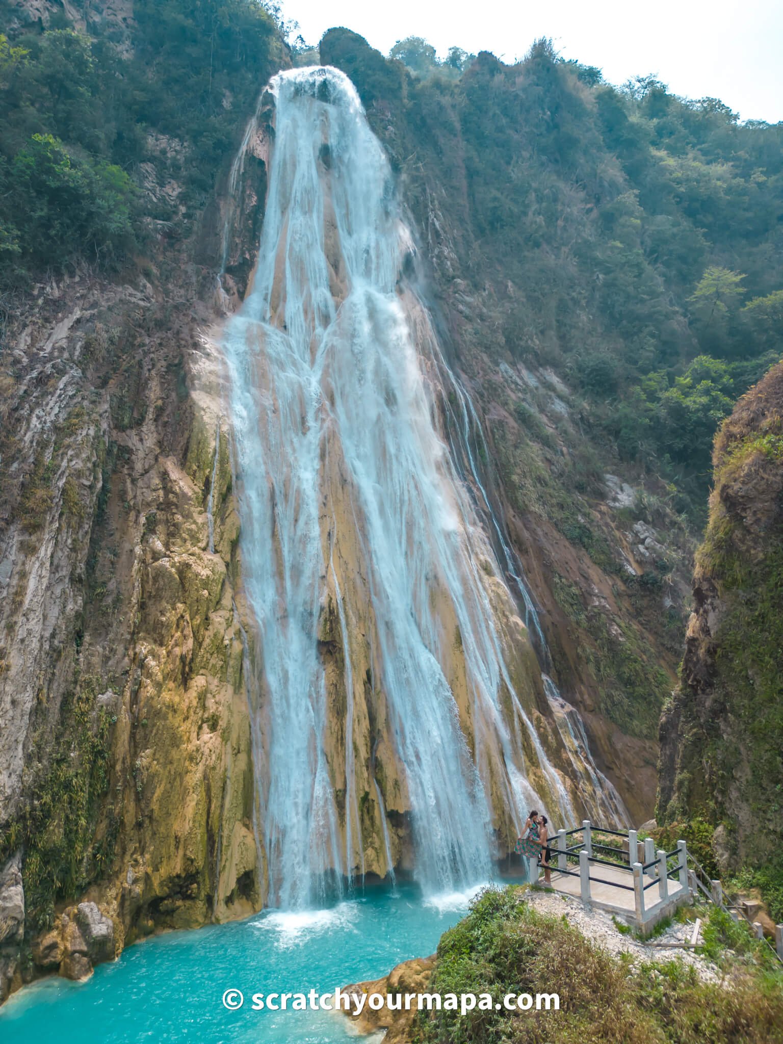 El Chiflon waterfalls in Chiapas