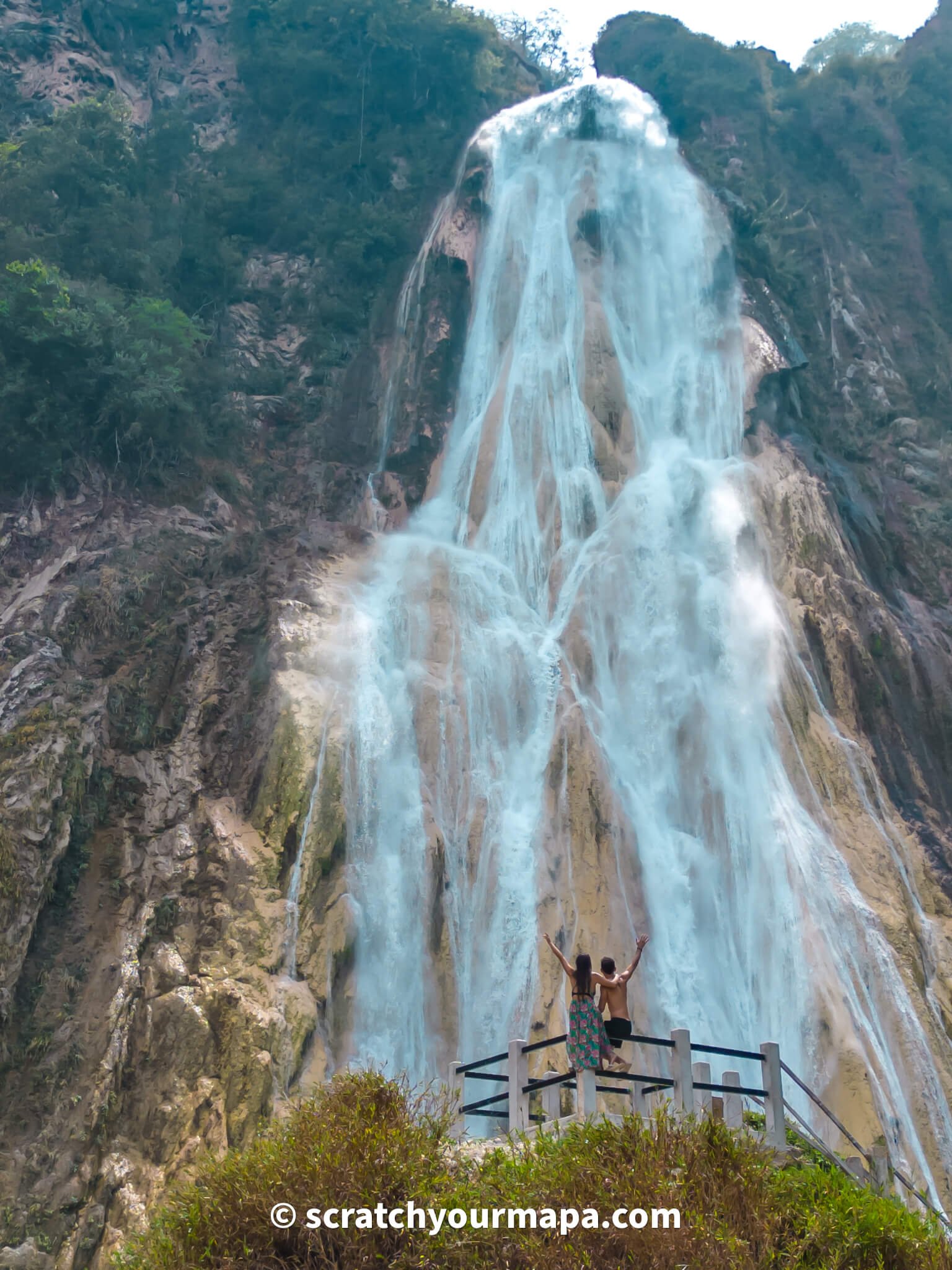 El Chiflon waterfalls in Chiapas