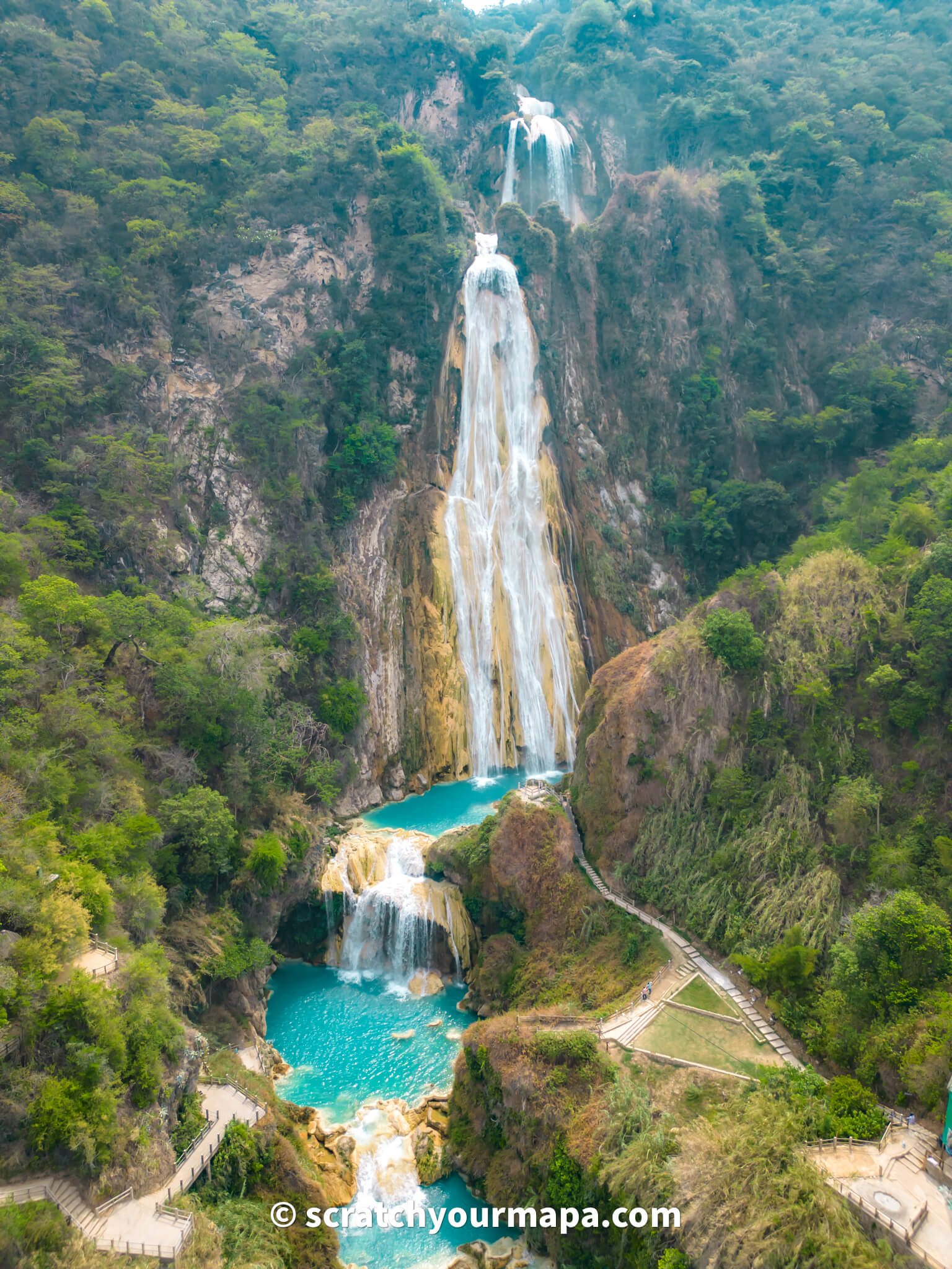 El Chiflon waterfalls in Chiapas