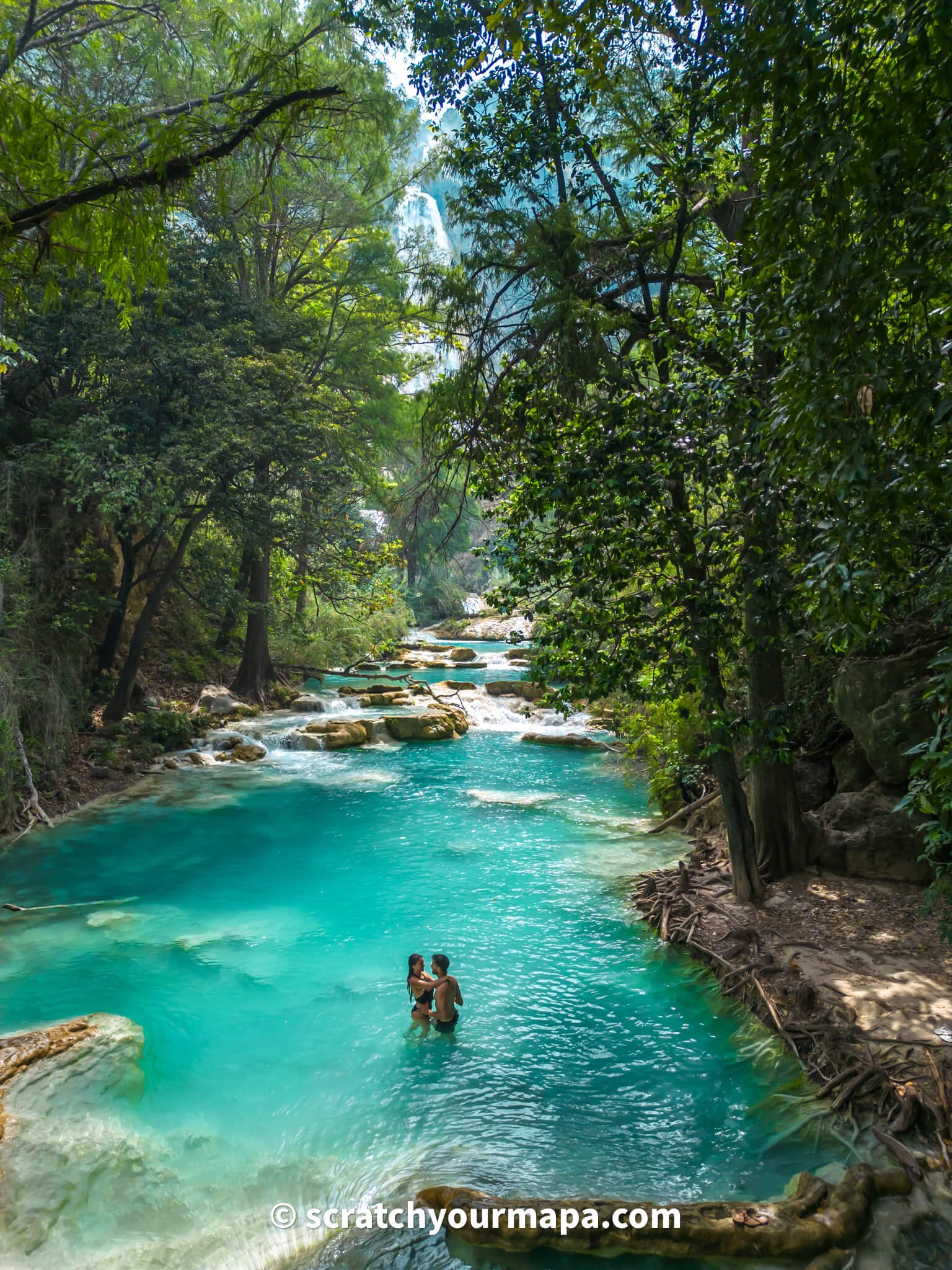 El Chiflon waterfalls in Chiapas