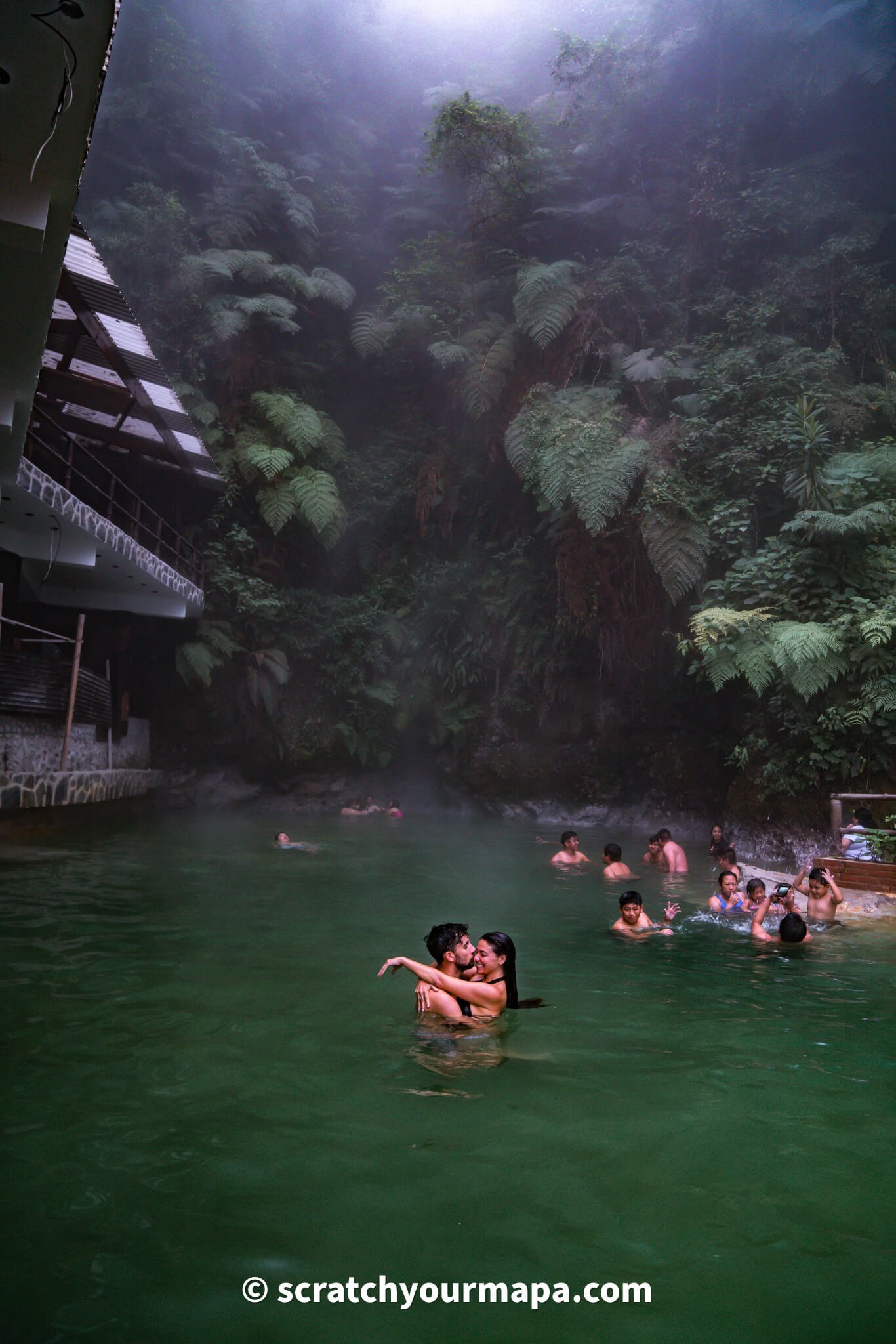 Fuentes Georginas hot springs in Guatemala
