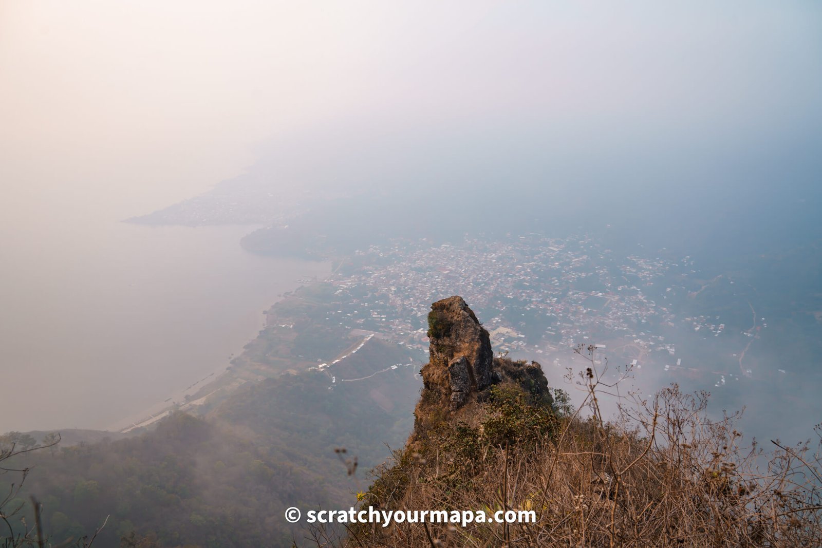 Pico del Loro at Indian Nose Hike in Lake Atitlan, Guatemala