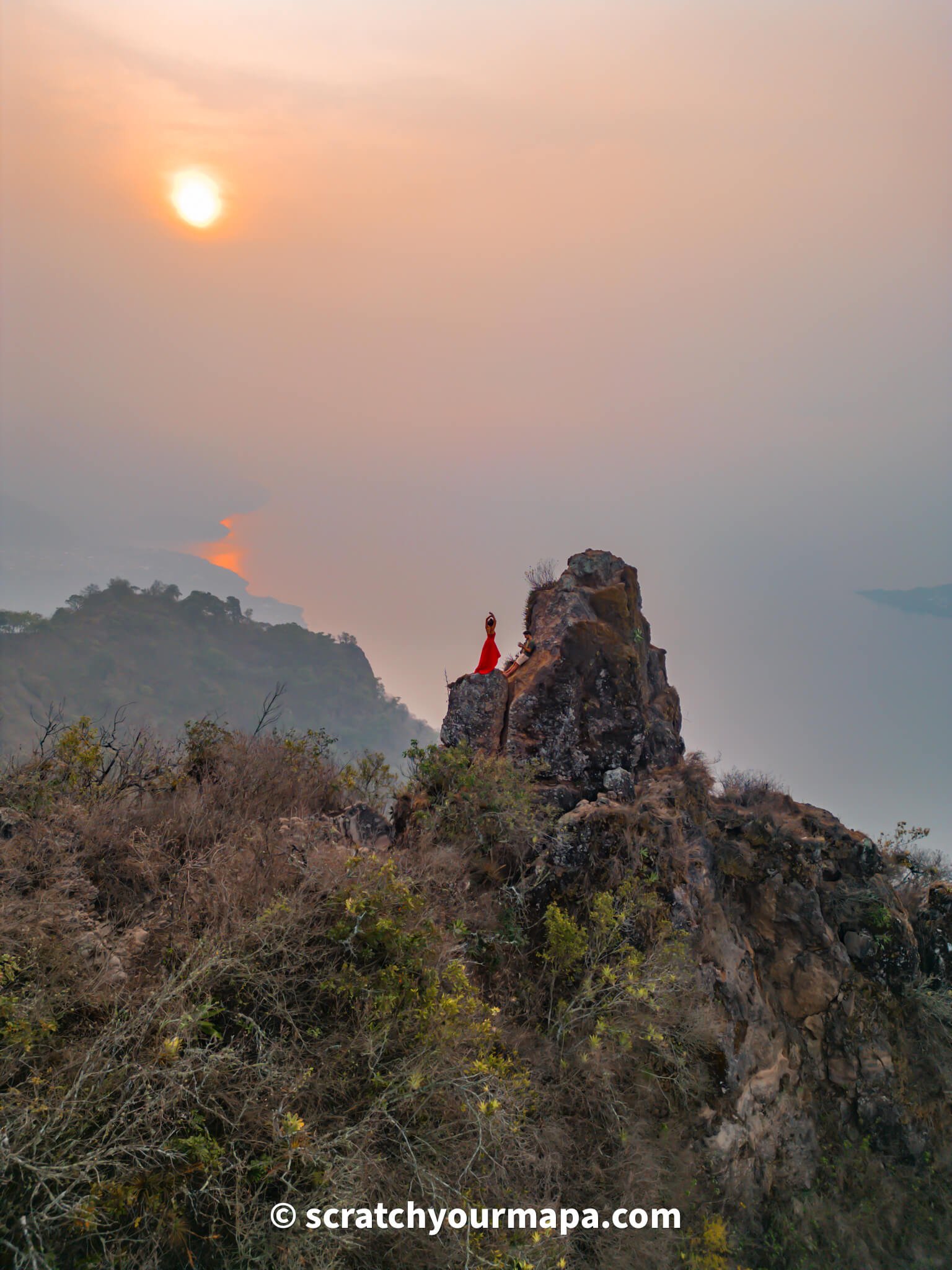 Indian Nose Hike in Lake Atitlan, Guatemala