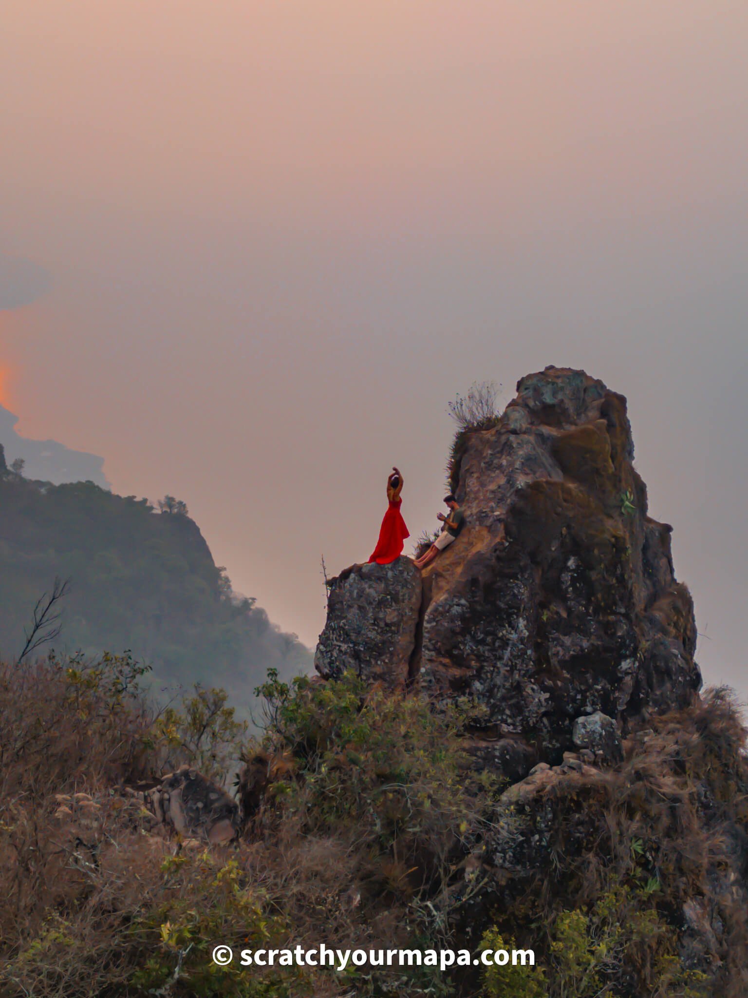 Pico del Loro at Indian Nose Hike in Lake Atitlan, Guatemala