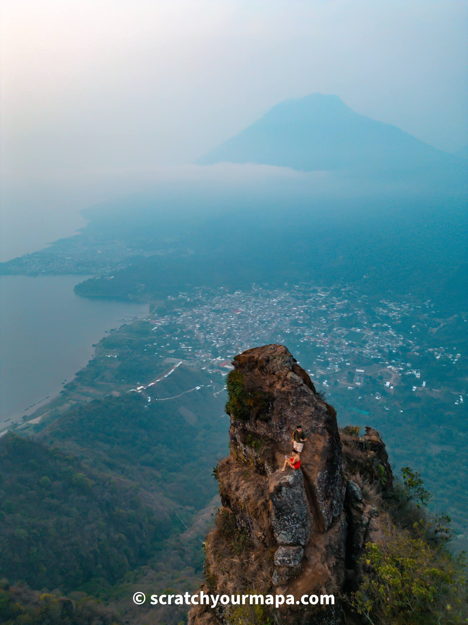 Pico del Loro at Indian Nose Hike in Lake Atitlan, Guatemala