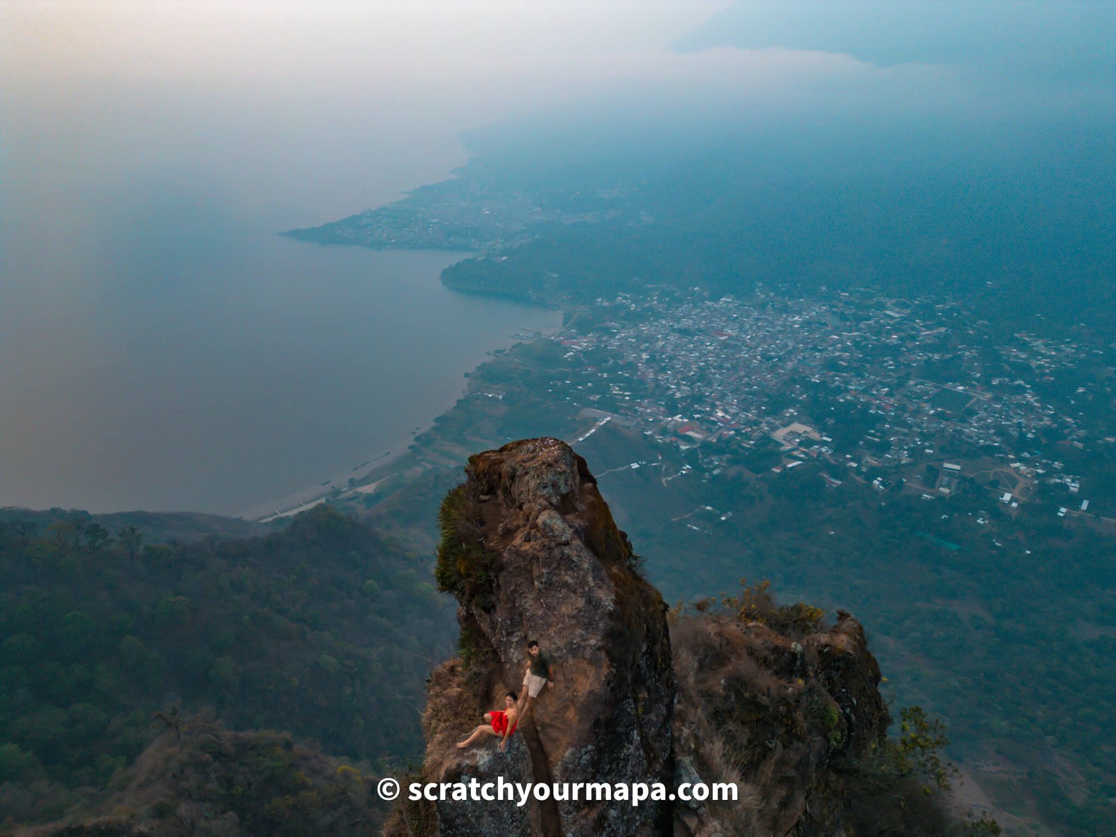 Pico del Loro at Indian Nose Hike in Lake Atitlan, Guatemala