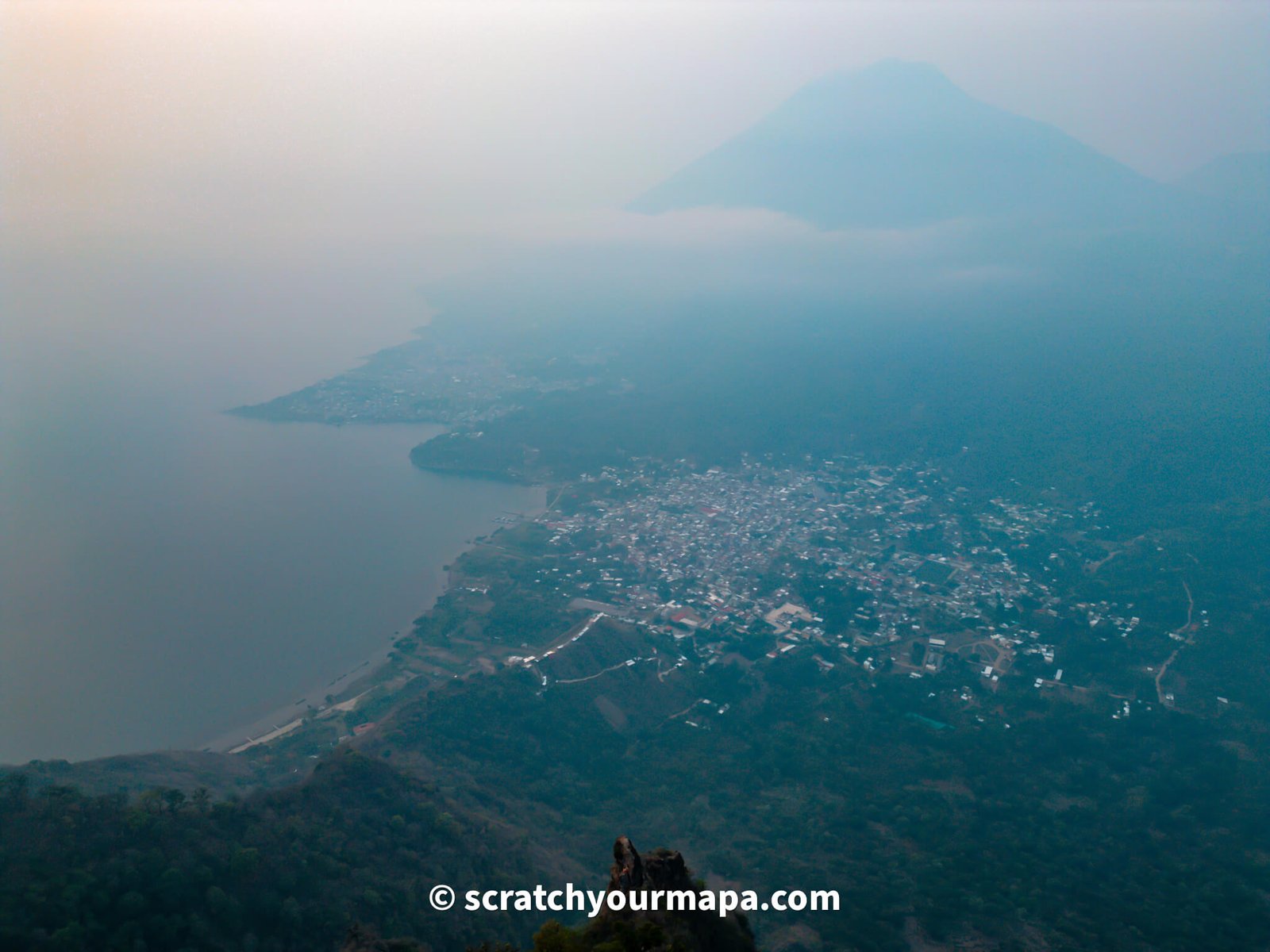 Pico del Loro at Indian Nose Hike in Lake Atitlan, Guatemala