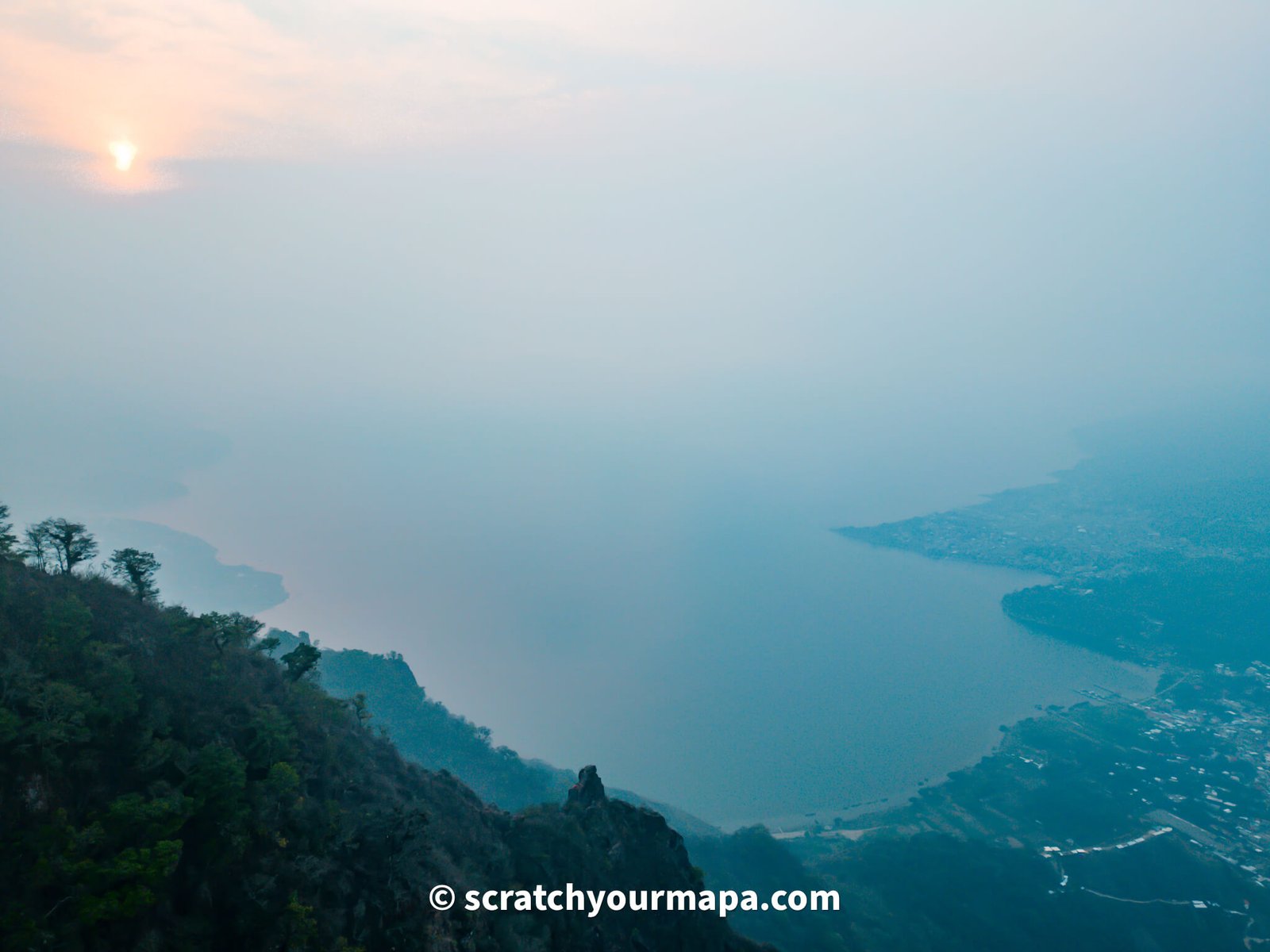 Pico del Loro at Indian Nose Hike in Lake Atitlan, Guatemala