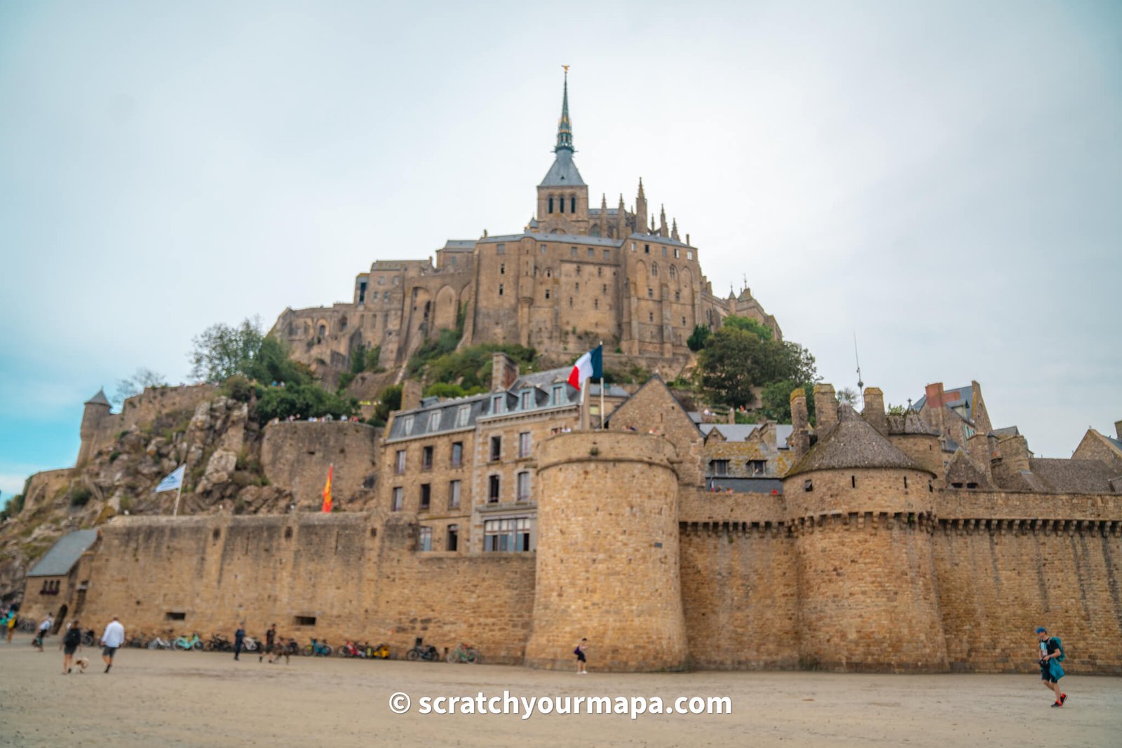 abbey of Mont-Saint-Michel in France