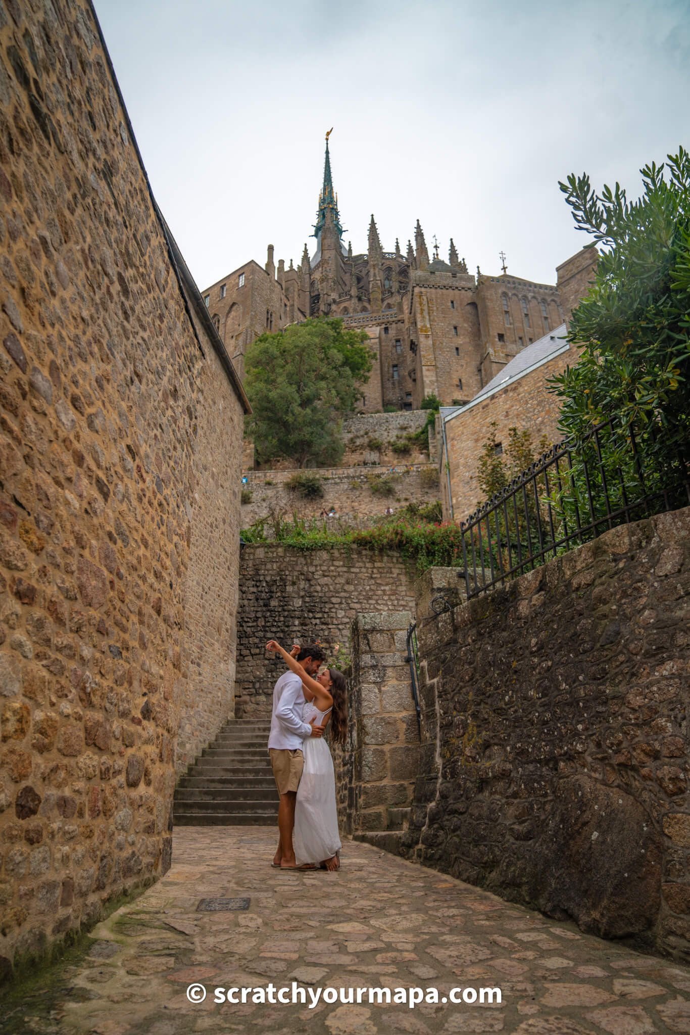 abbey of Mont-Saint-Michel in France