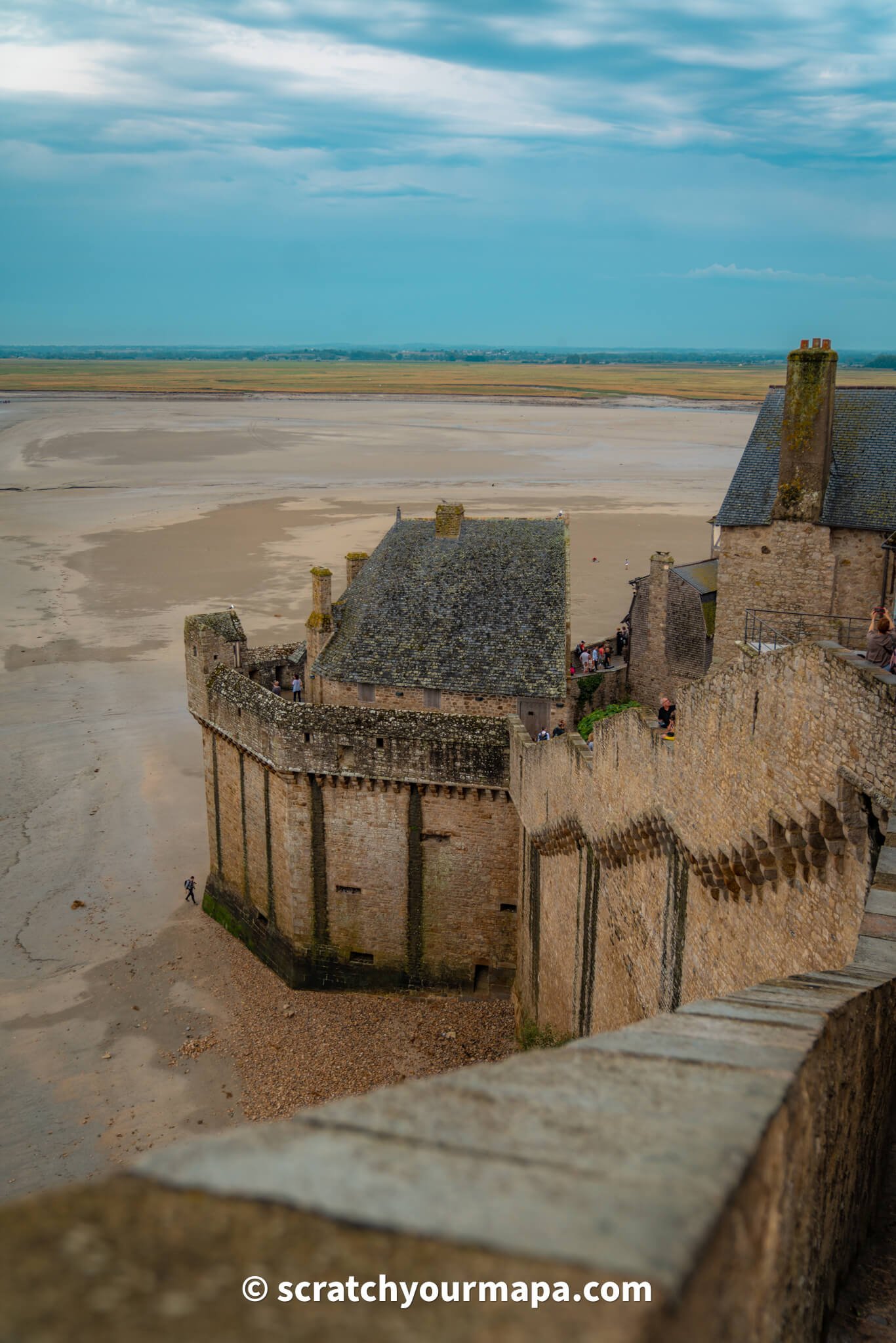 abbey of Mont-Saint-Michel in France