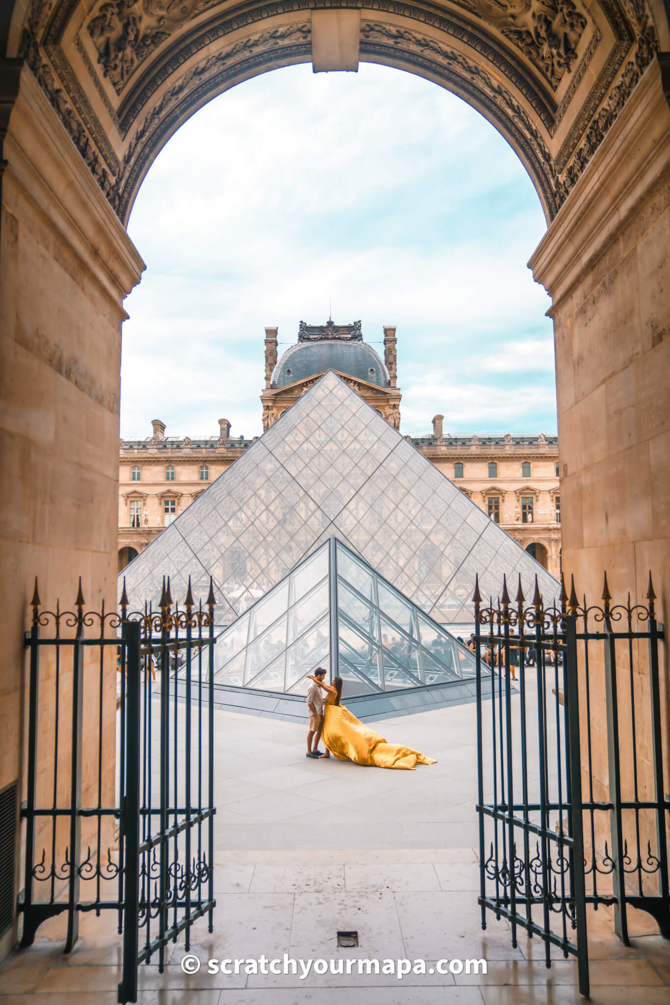 The Louvre, best photo spots in Paris, France