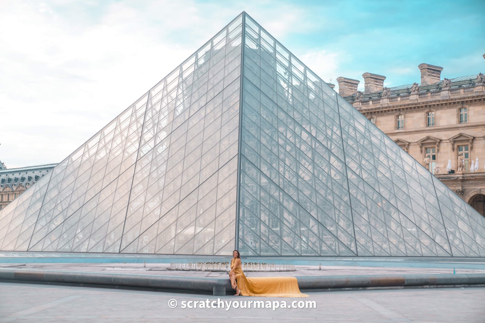 Louvre, best photo spots in Paris, France