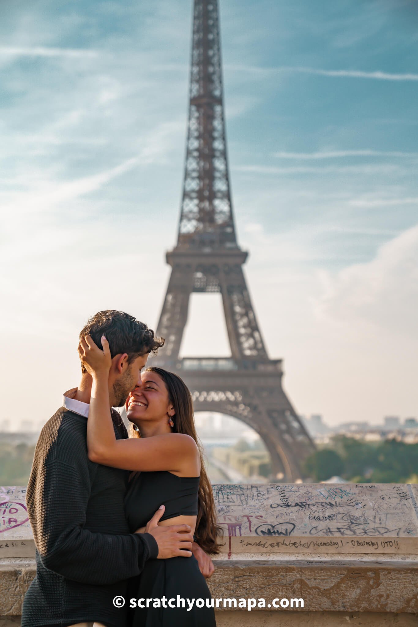 Eiffel Tower photo spots in Paris