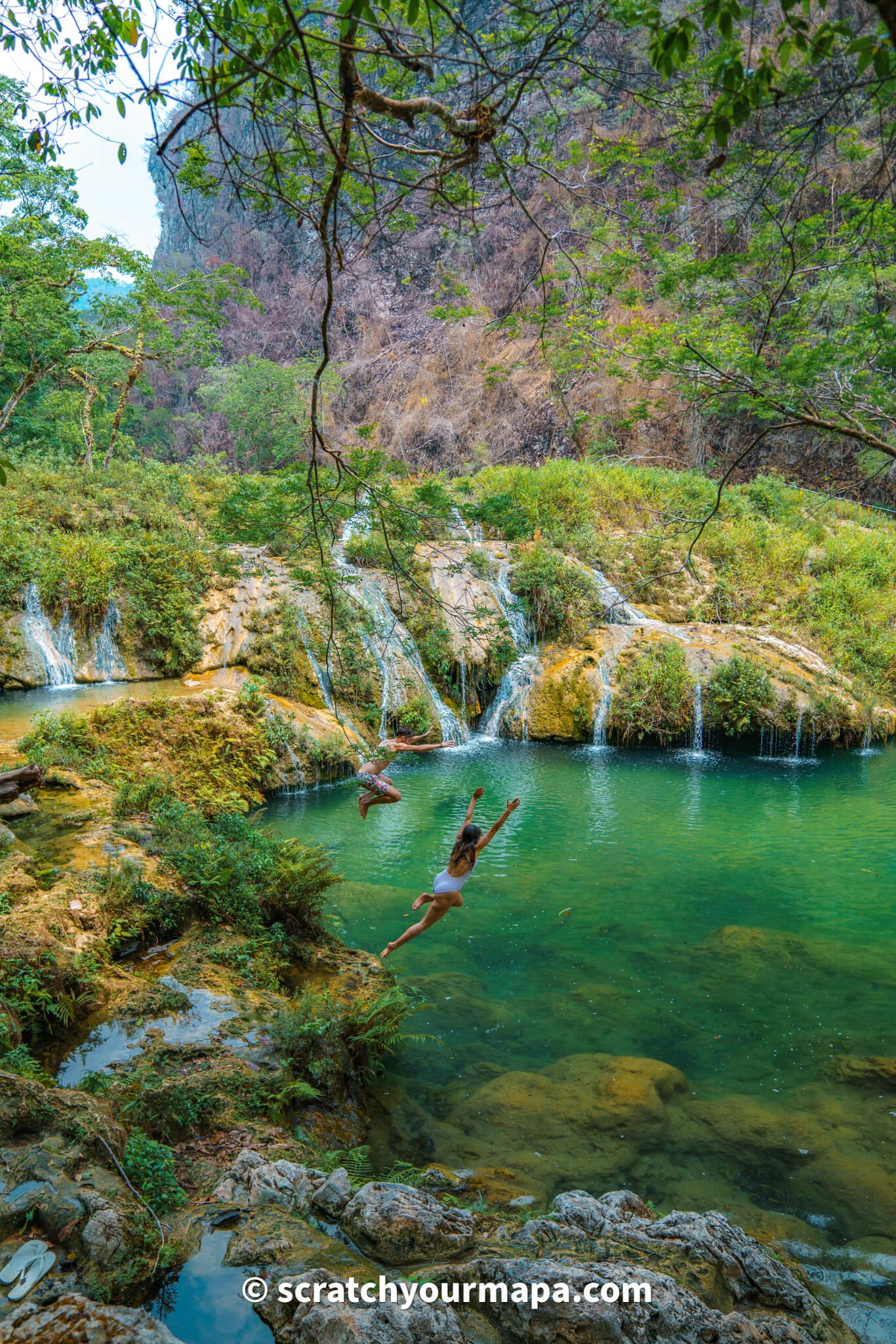 pools at Semuc Champey in Guatemala