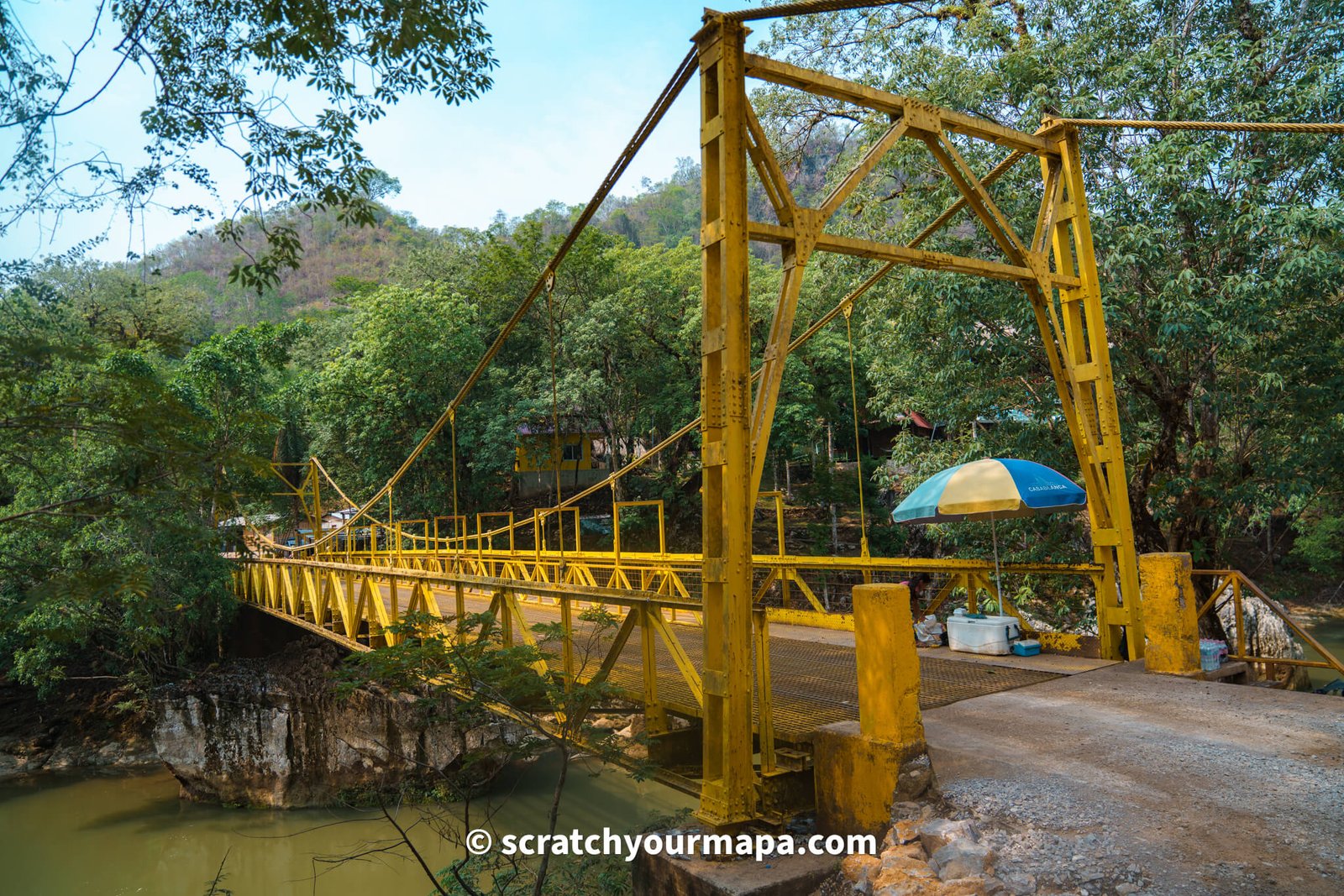 bridge at Semuc Champey, Guatemala