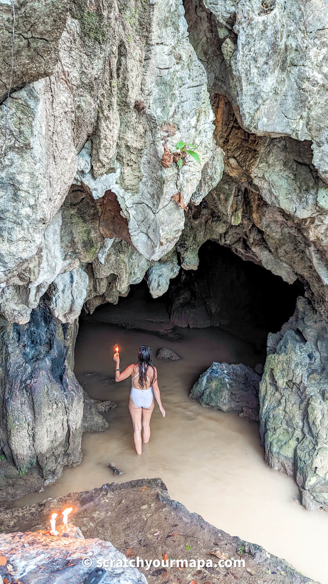 candelight cave tour at Semuc Champey in Guatemala