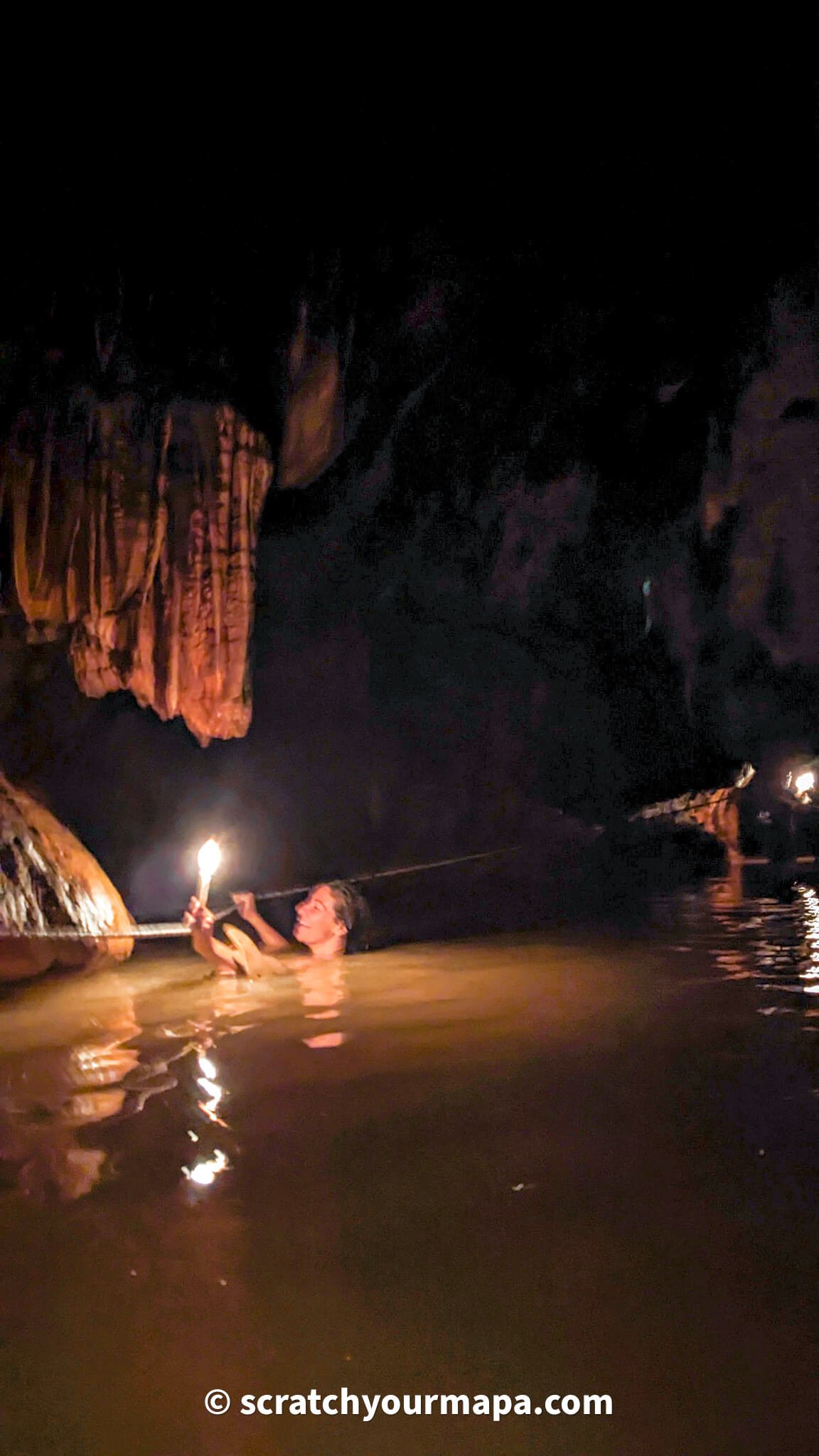 candelight cave tour at Semuc Champey in Guatemala