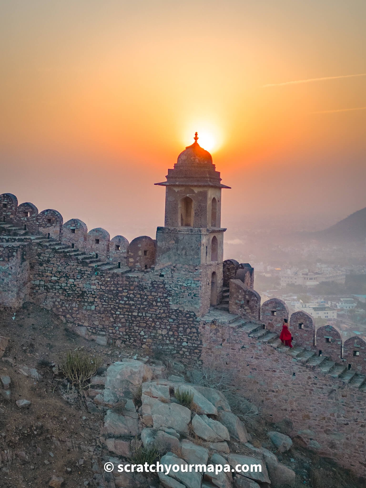 Amber Fort palace in Jaipur, India