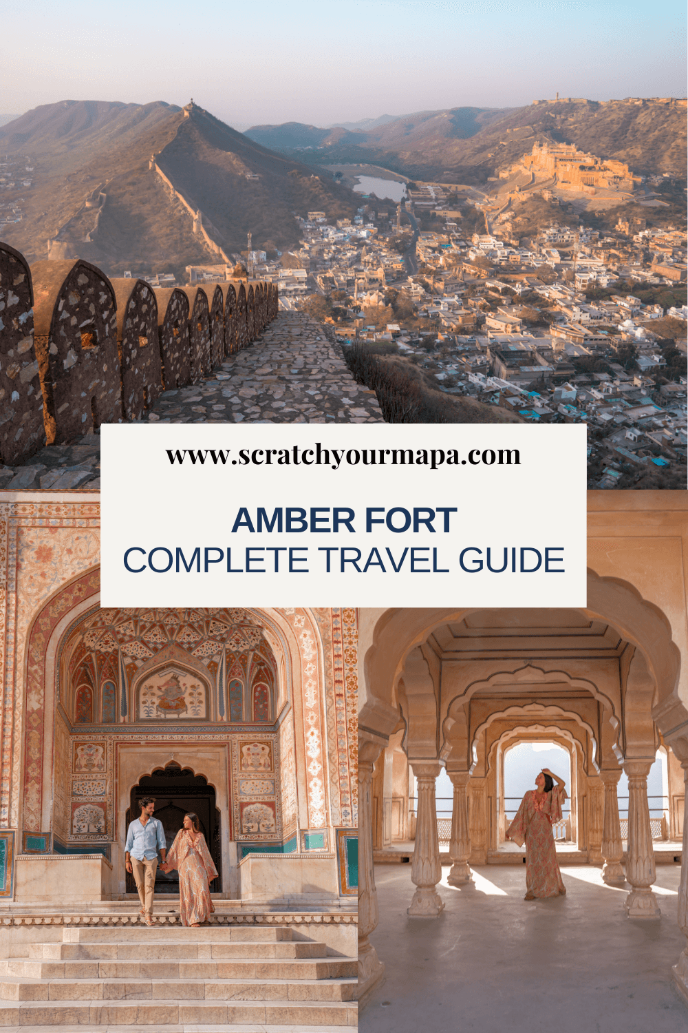 Amber Fort in Jaipur travel guide pin