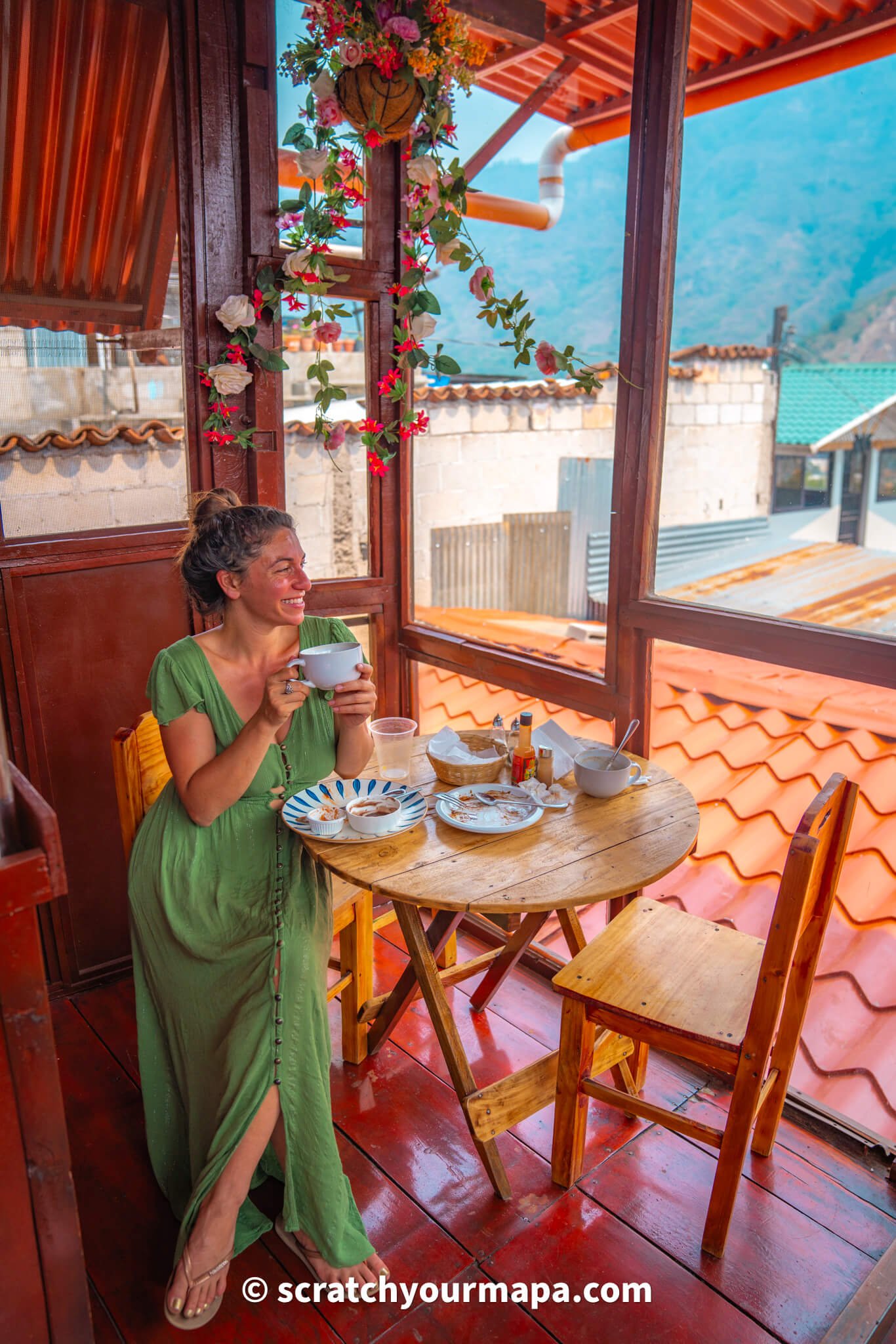 cafe in San Juan de la Laguna, Lake Atitlan