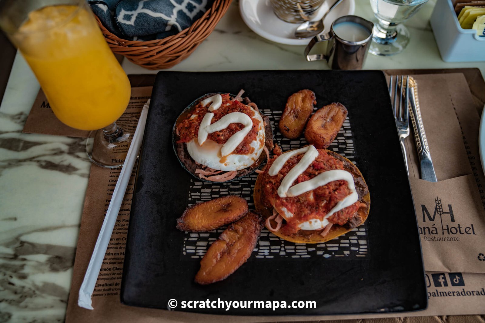 Guatemalan breakfast