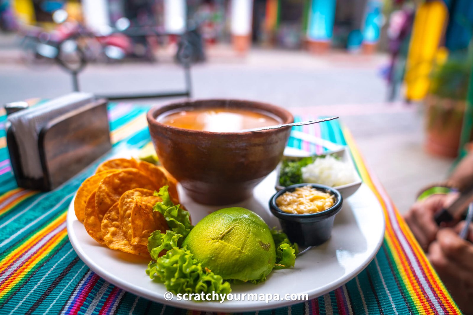 soup in Lake Atitlan