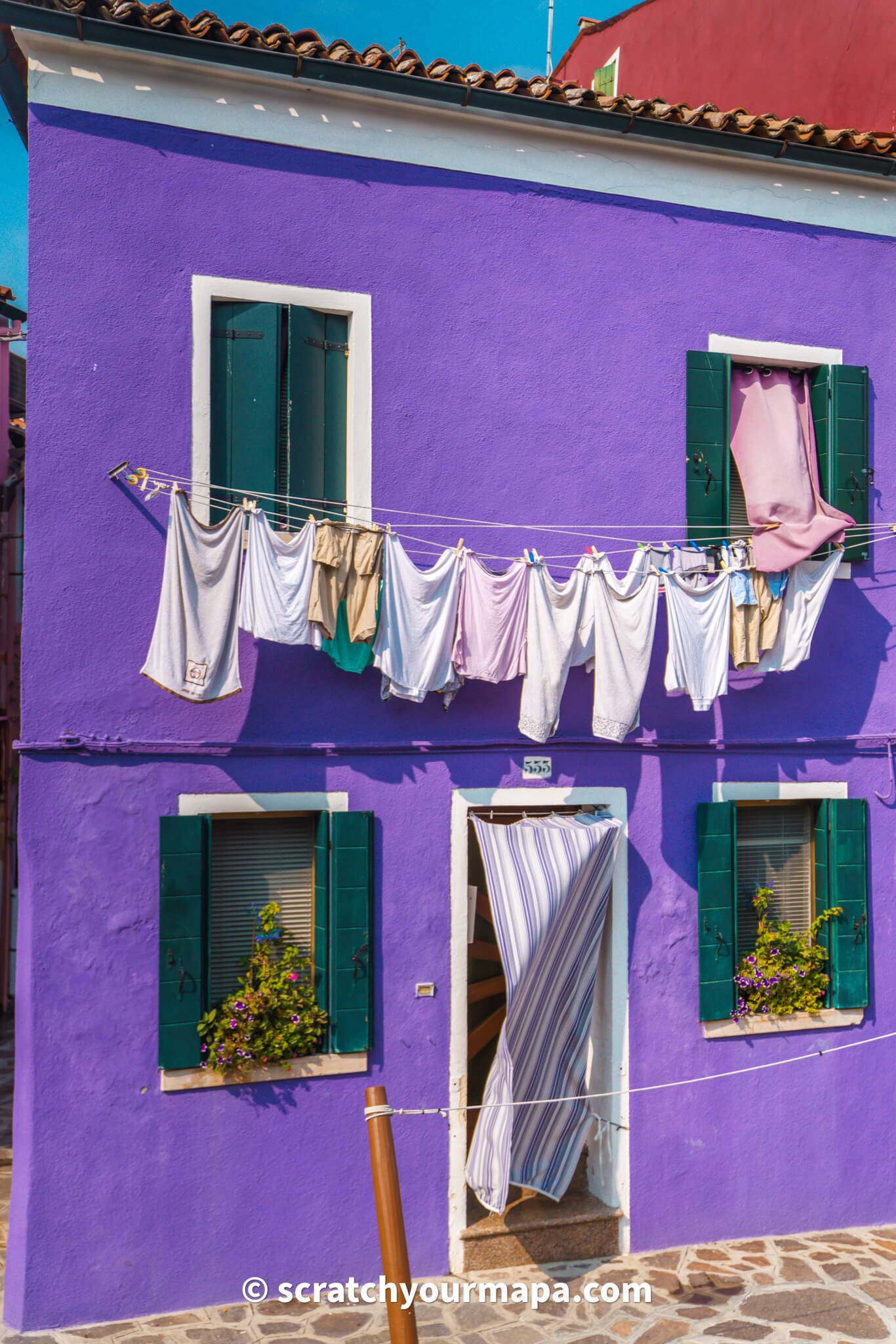 colorful house on the island of Burano