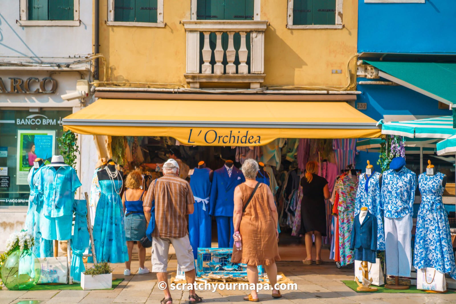 shop on the island of Burano, Venice