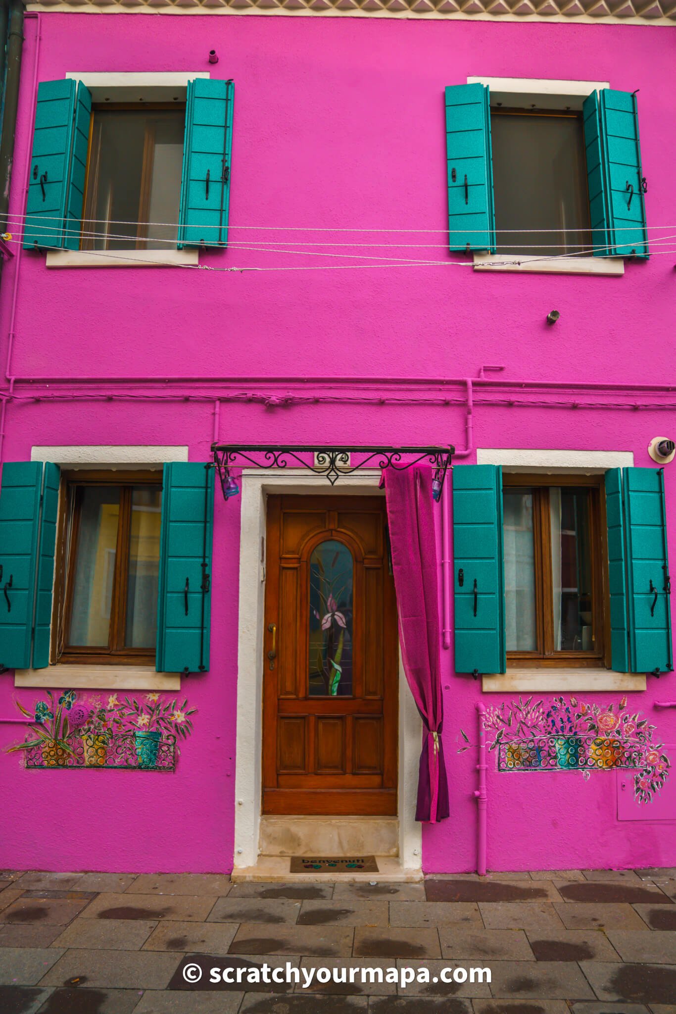 colorful house on the island of Burano