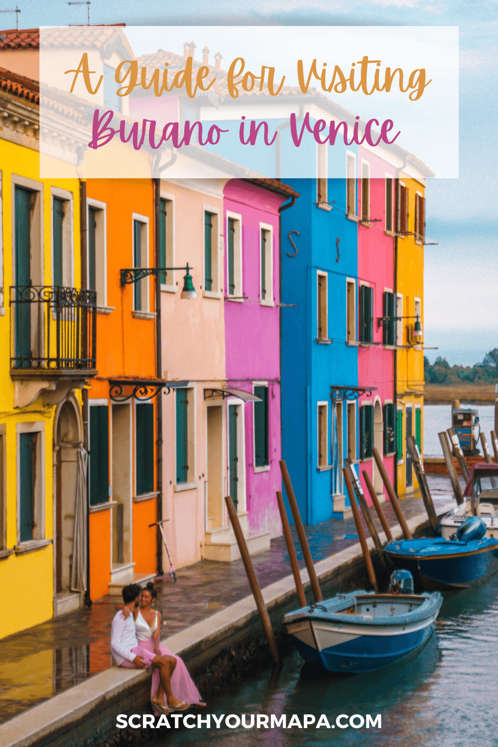 Island of Burano travel guide pin