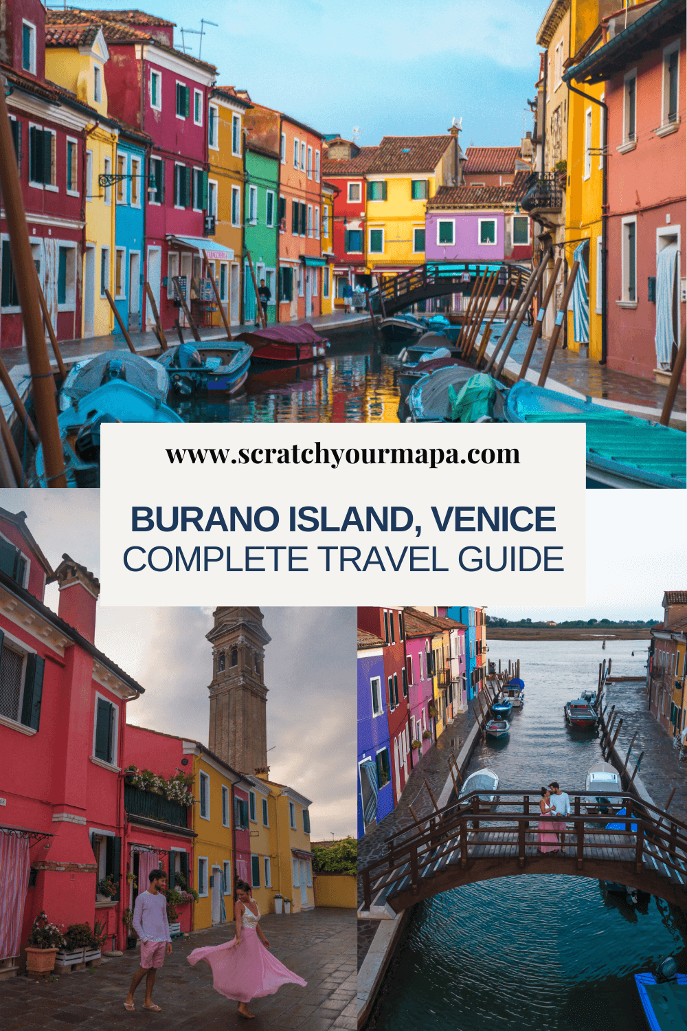 Island of Burano travel guide pin