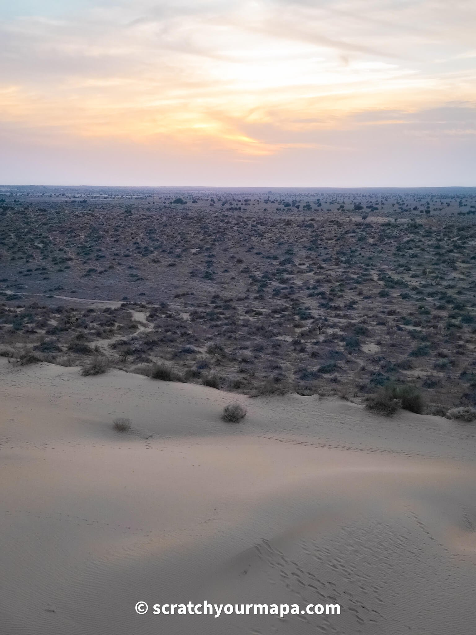 drone shot in Jaisalmer