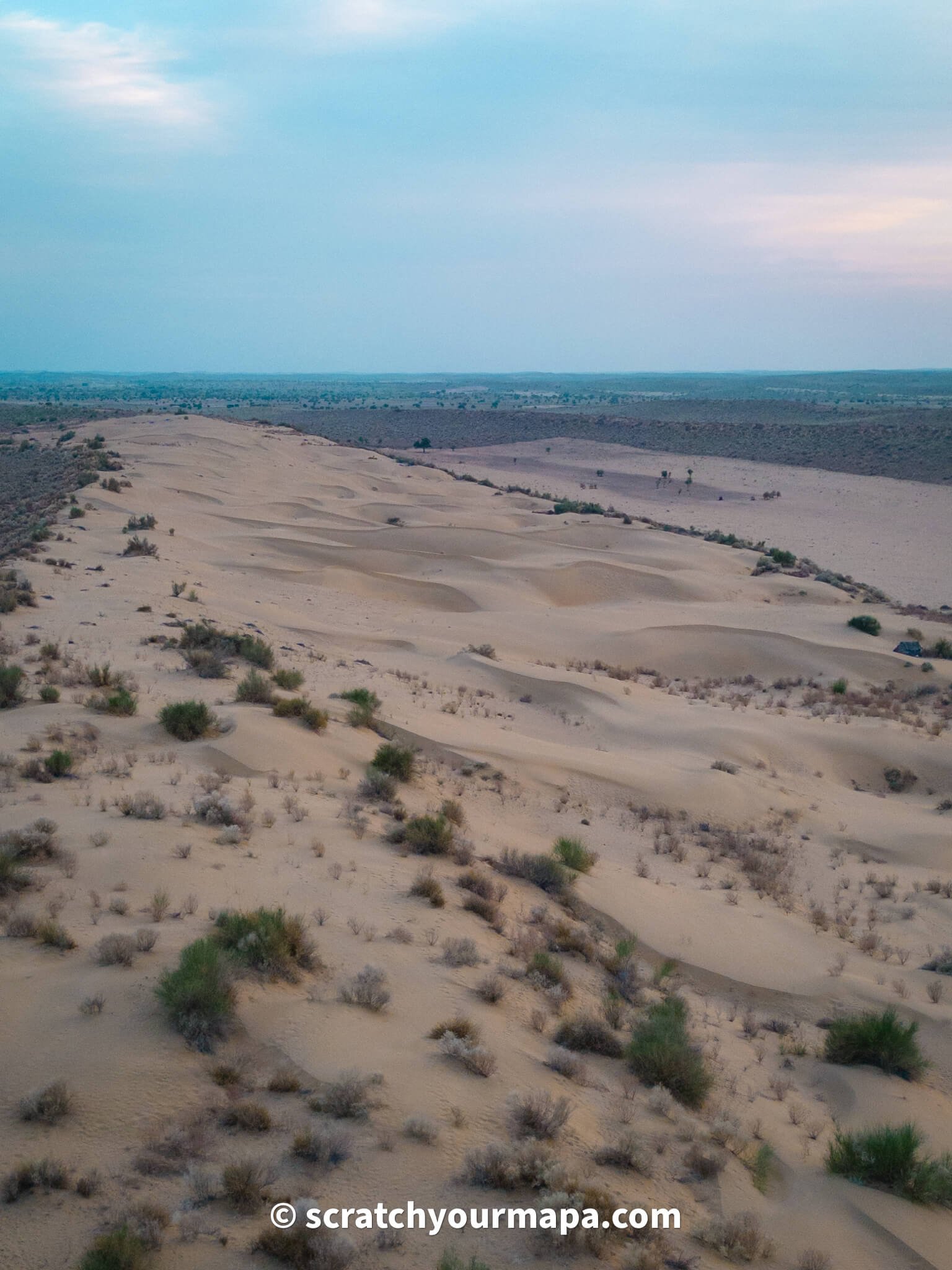 drone shot in Jaisalmer