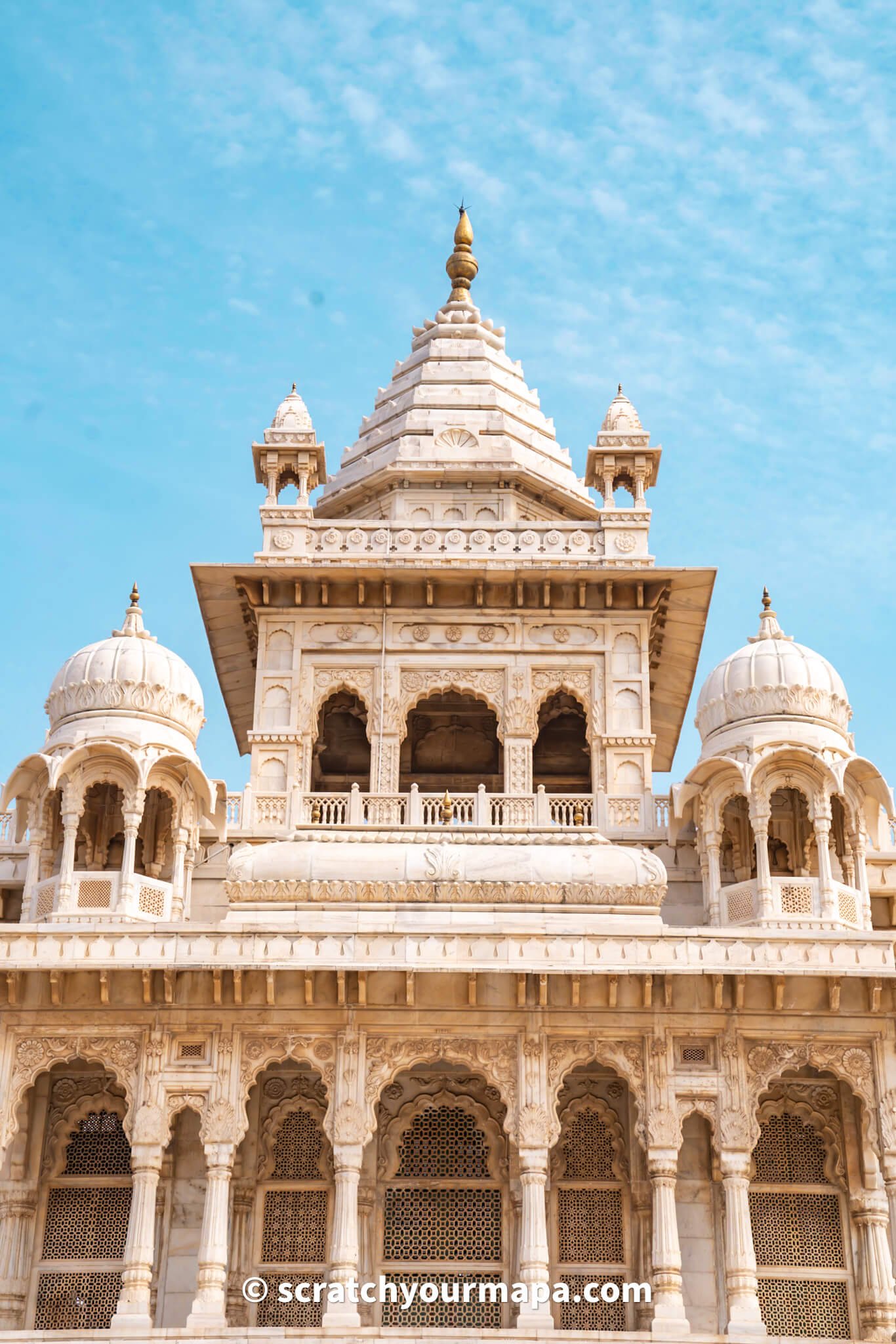 Jaswant Thada in Jodhpur, the blue city in India