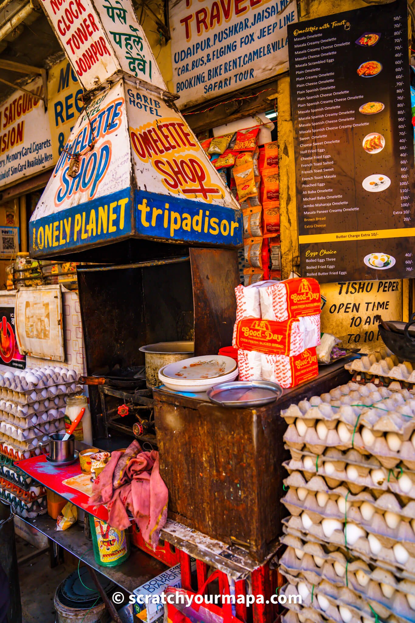 street food in Jodhpur - culture shock in India