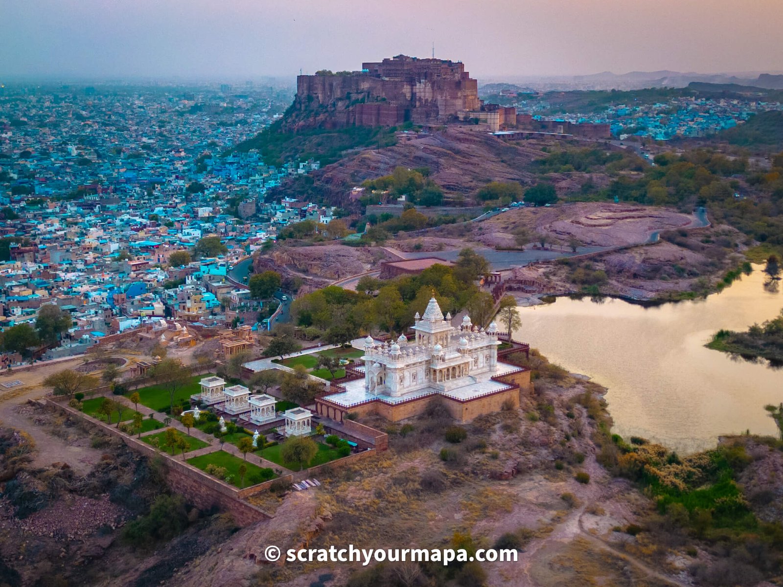 Jodhpur, the blue city in India