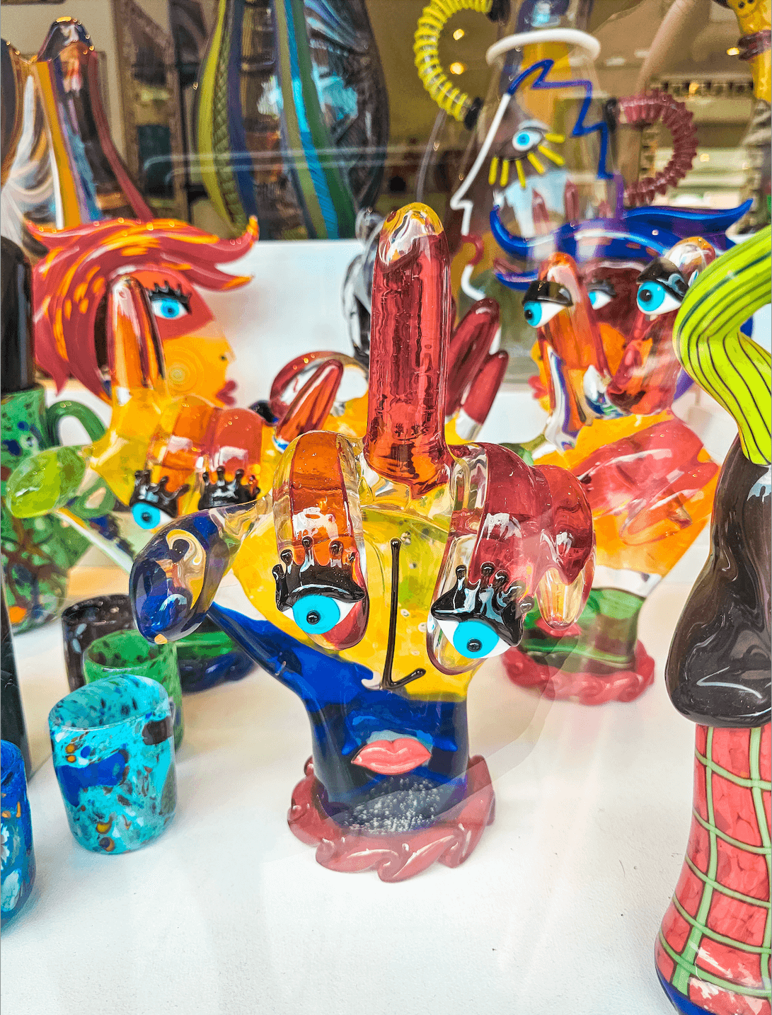 glass blowing in Murano, Venice