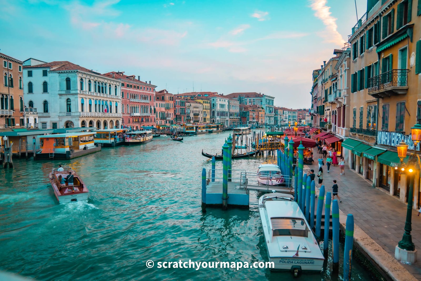 water taxis in Venice