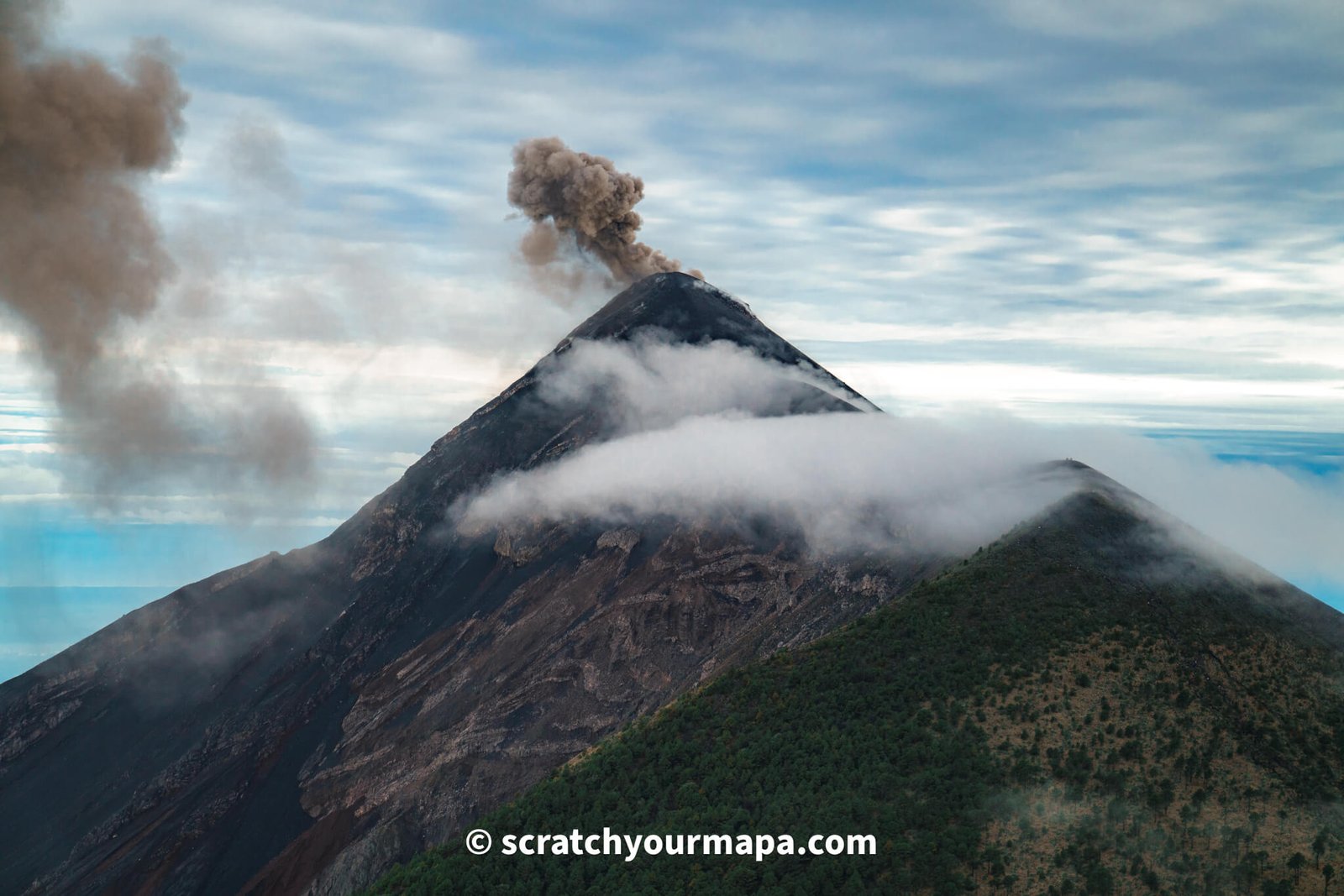 Acatenango volcano eruptions