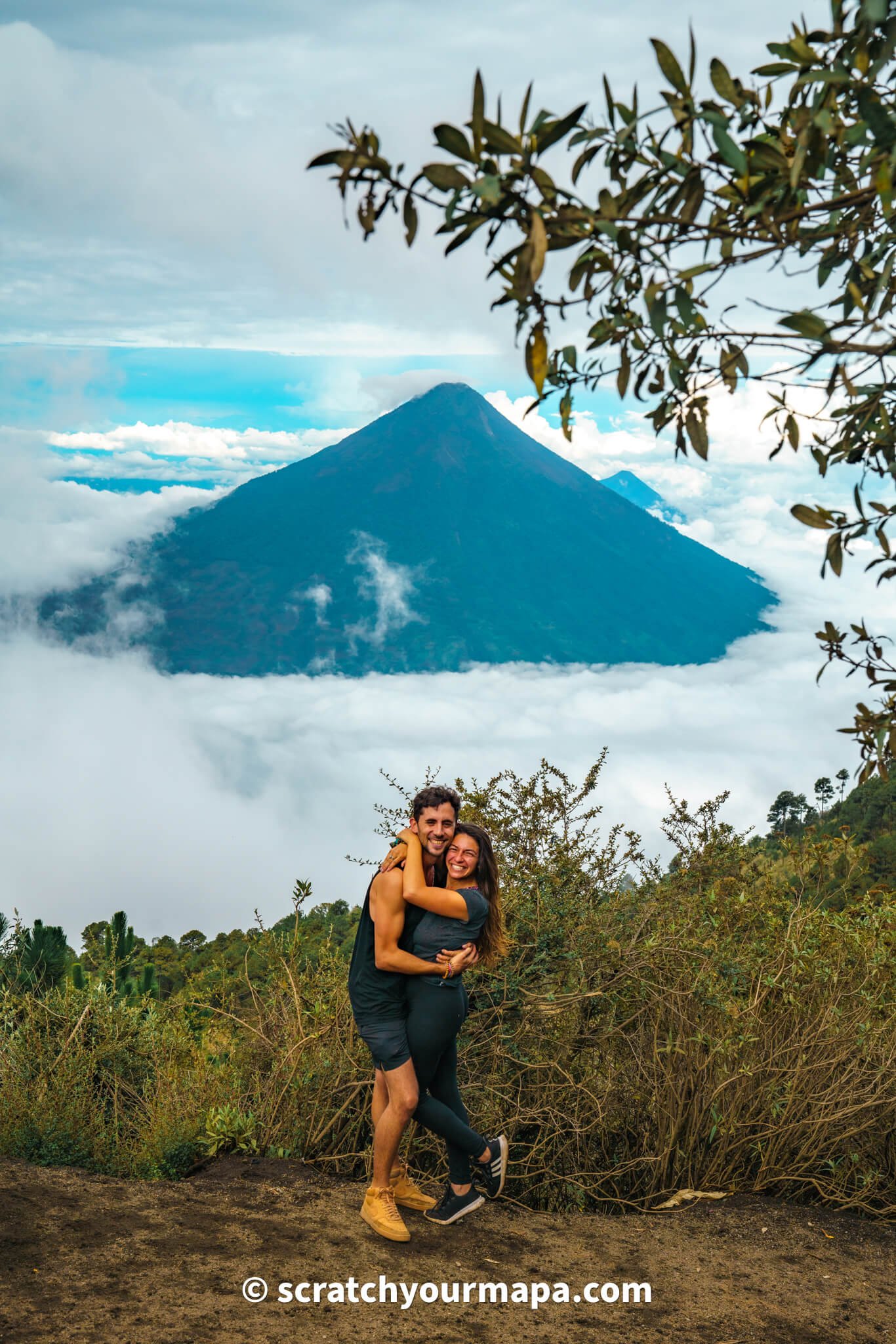 Acatenango volcano hike in Guatemala