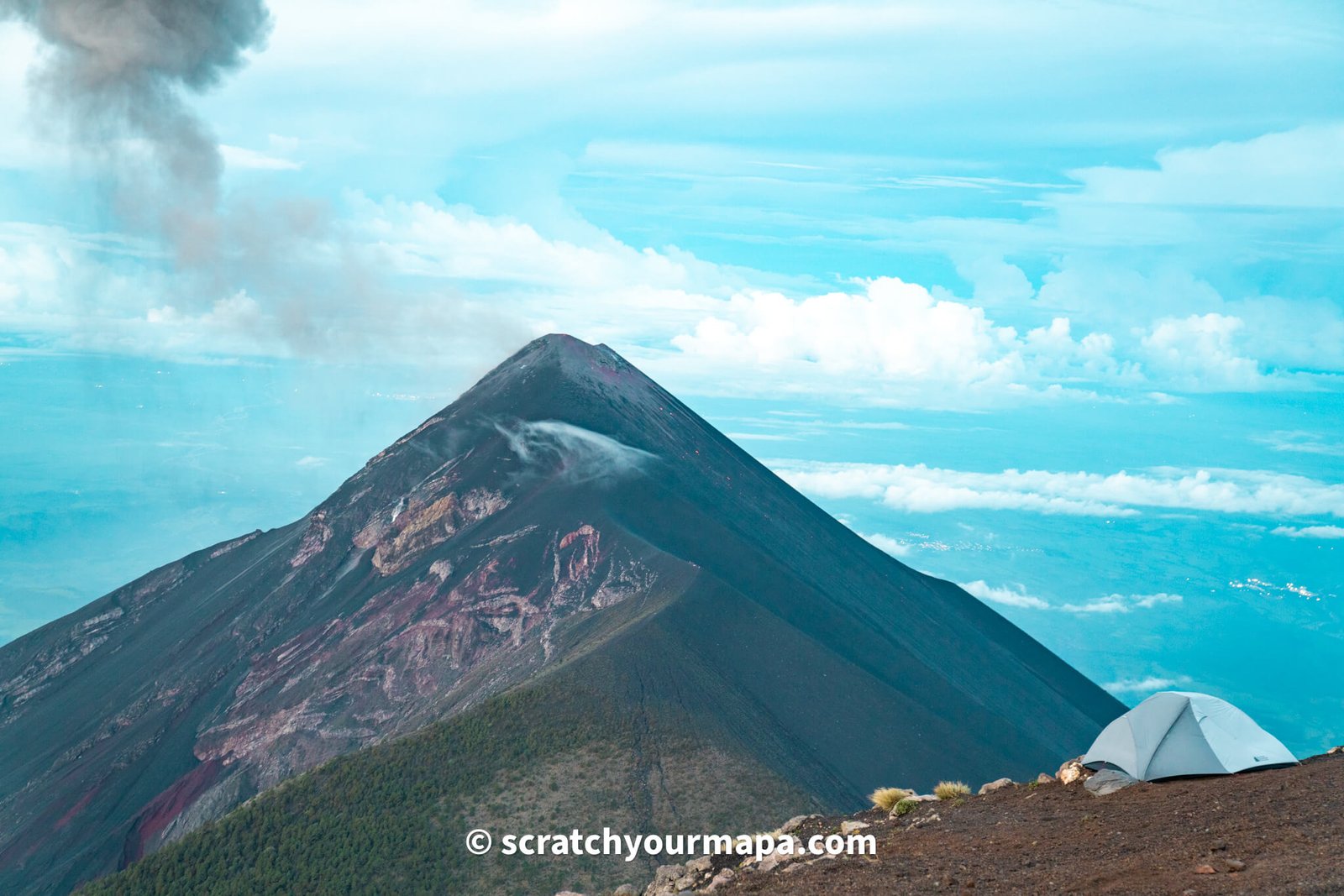 Acatenango volcano hike in Guatemala