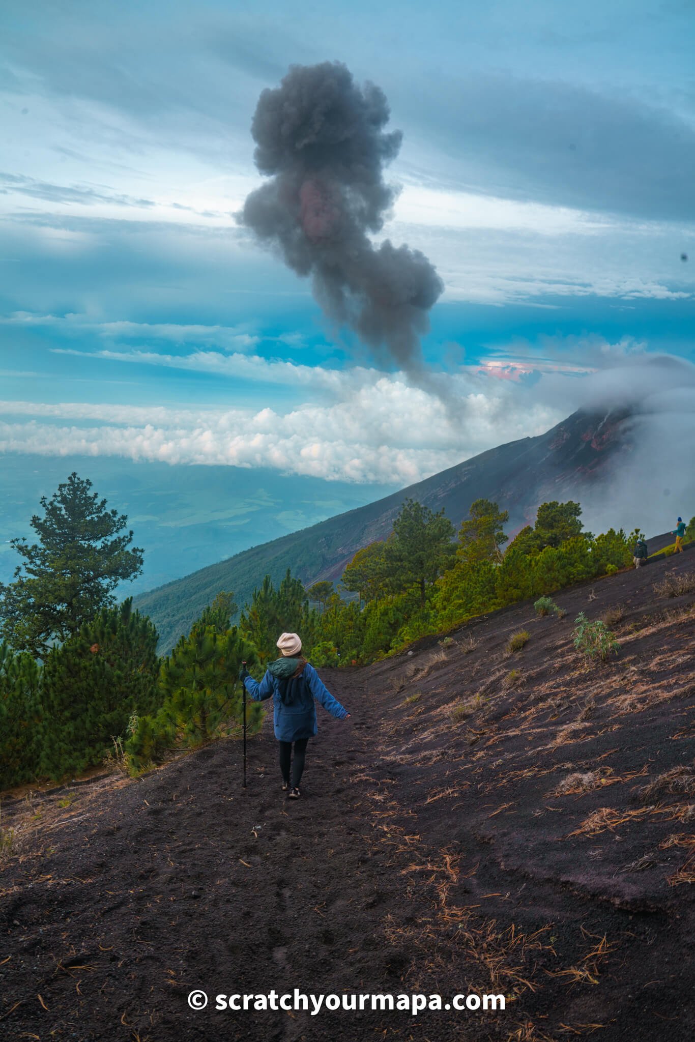 Acatenango volcano hike in Guatemala