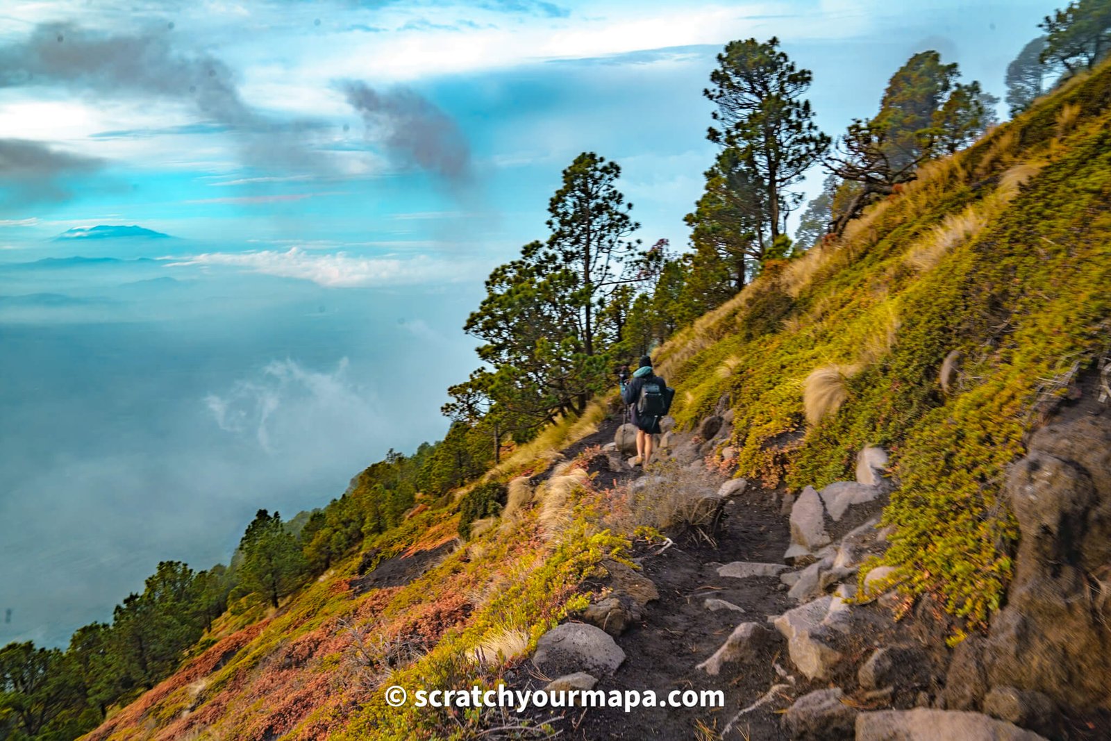 Acatenango volcano hike in Guatemala