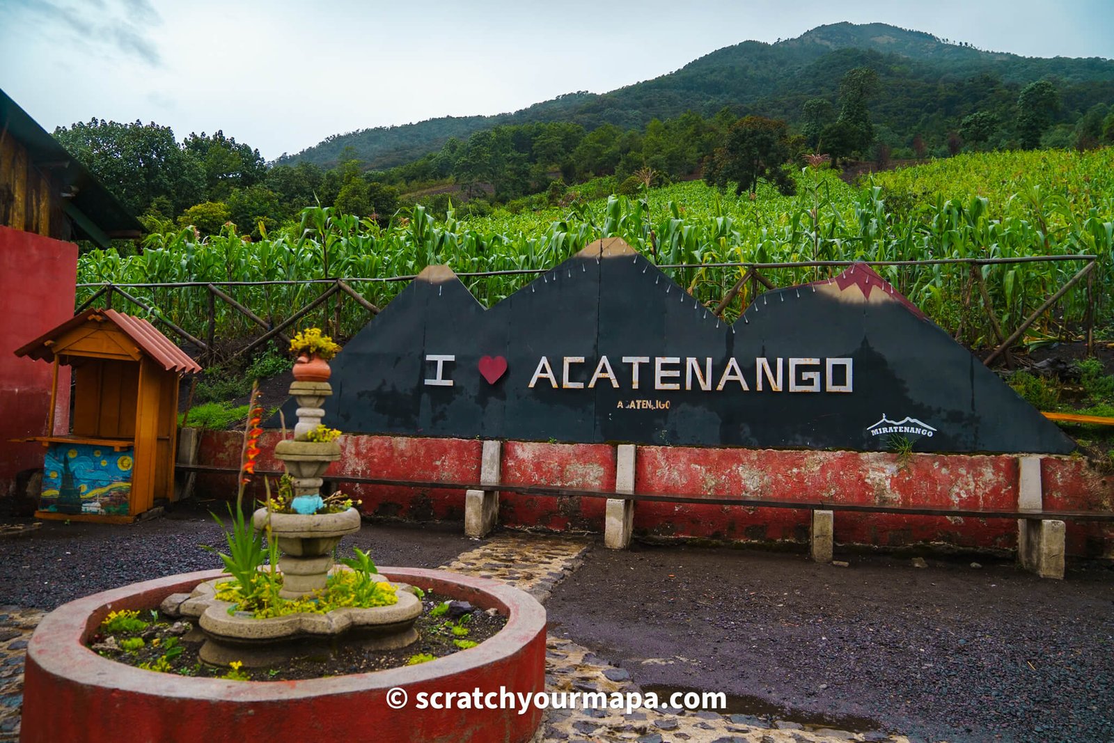 restaurants at the Acatenango volcano hike