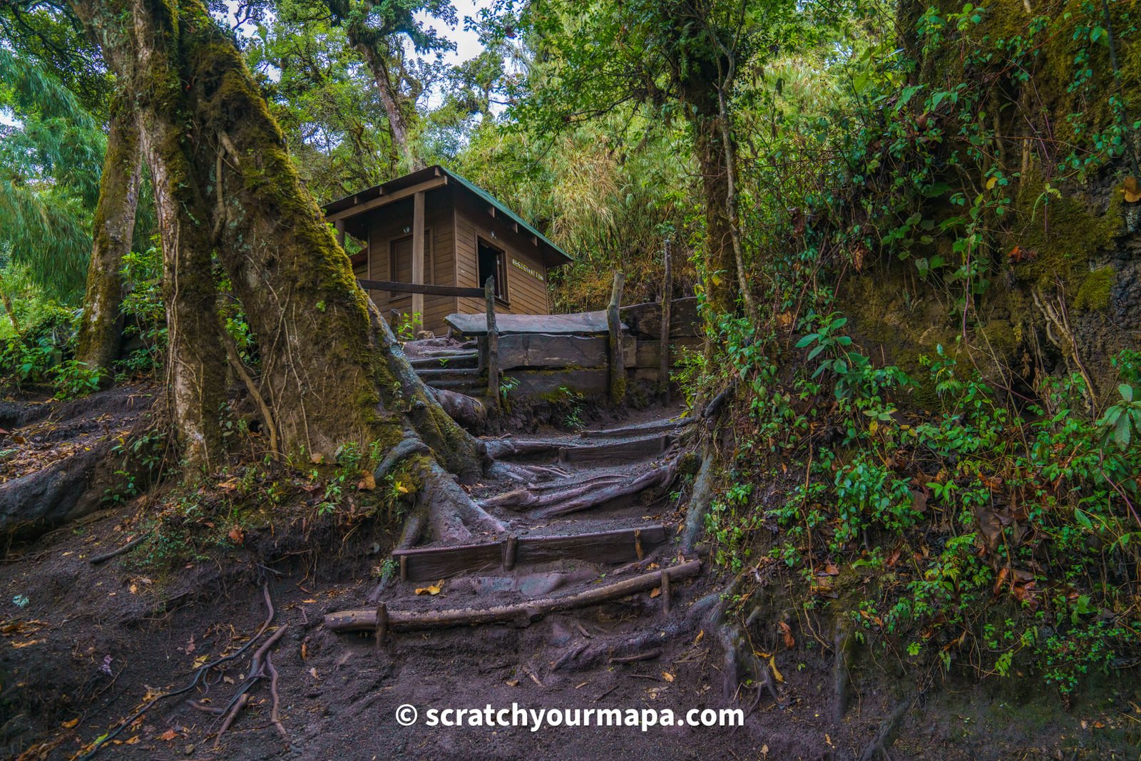 entrance to Acatenango Volcano park